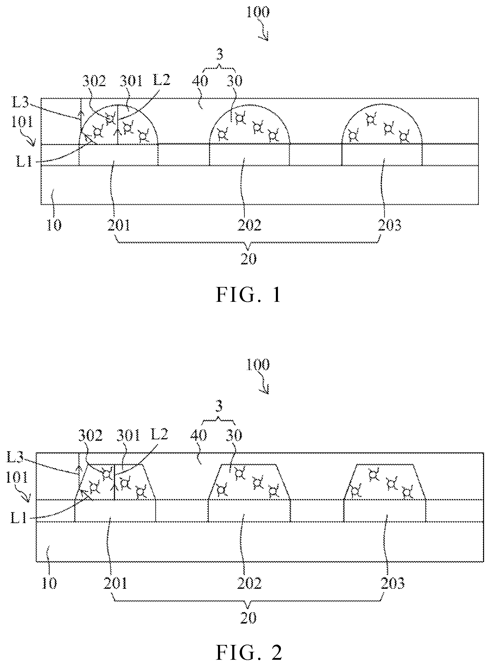 Patent US12492269 Figure 1 – Photocurable composition, light condensing layer, and display device