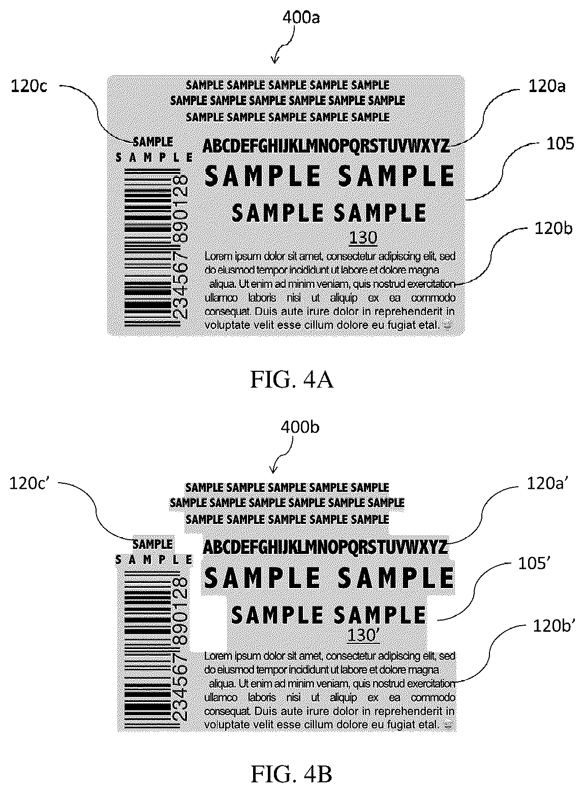 Patent US12492325 Figure 4 – Thin film adhesive labels and methods of making thereof