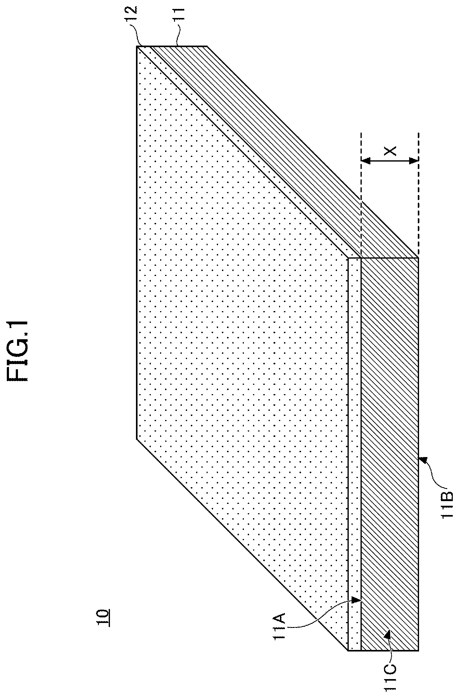 Patent US12492330 Figure 1 – Latent heat storage gypsum board and partition structure
