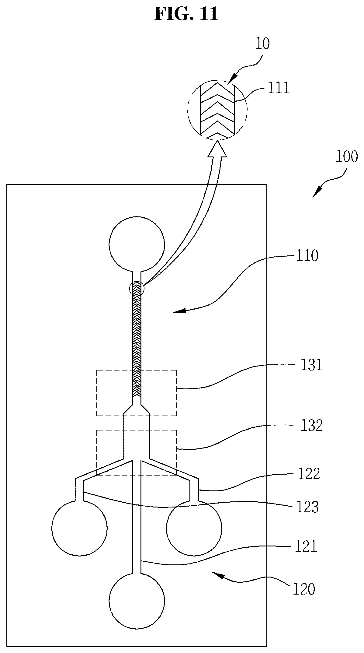 Patent US12492363 Figure 9 – Herringbone-type fluid guiding unit and apparatus for concentrating fluid using same