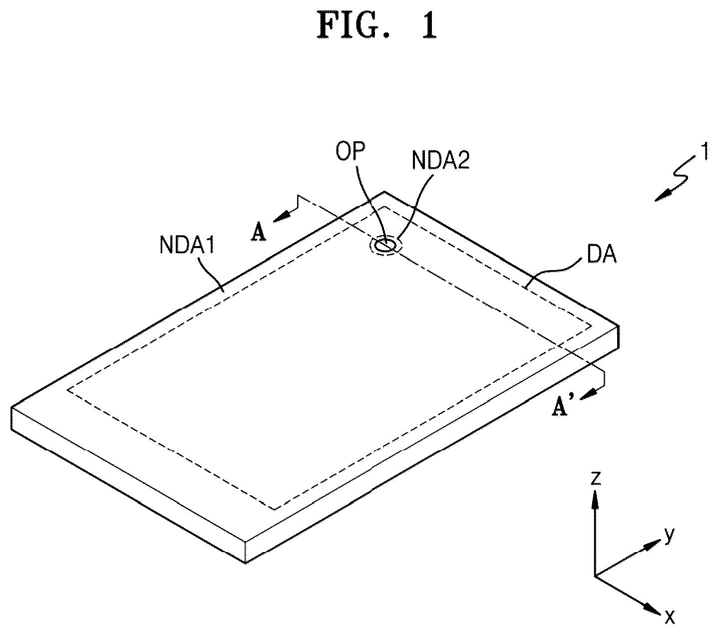 Patent US12492462 — Method of making a display apparatus using a selective mask structure — Figure 1