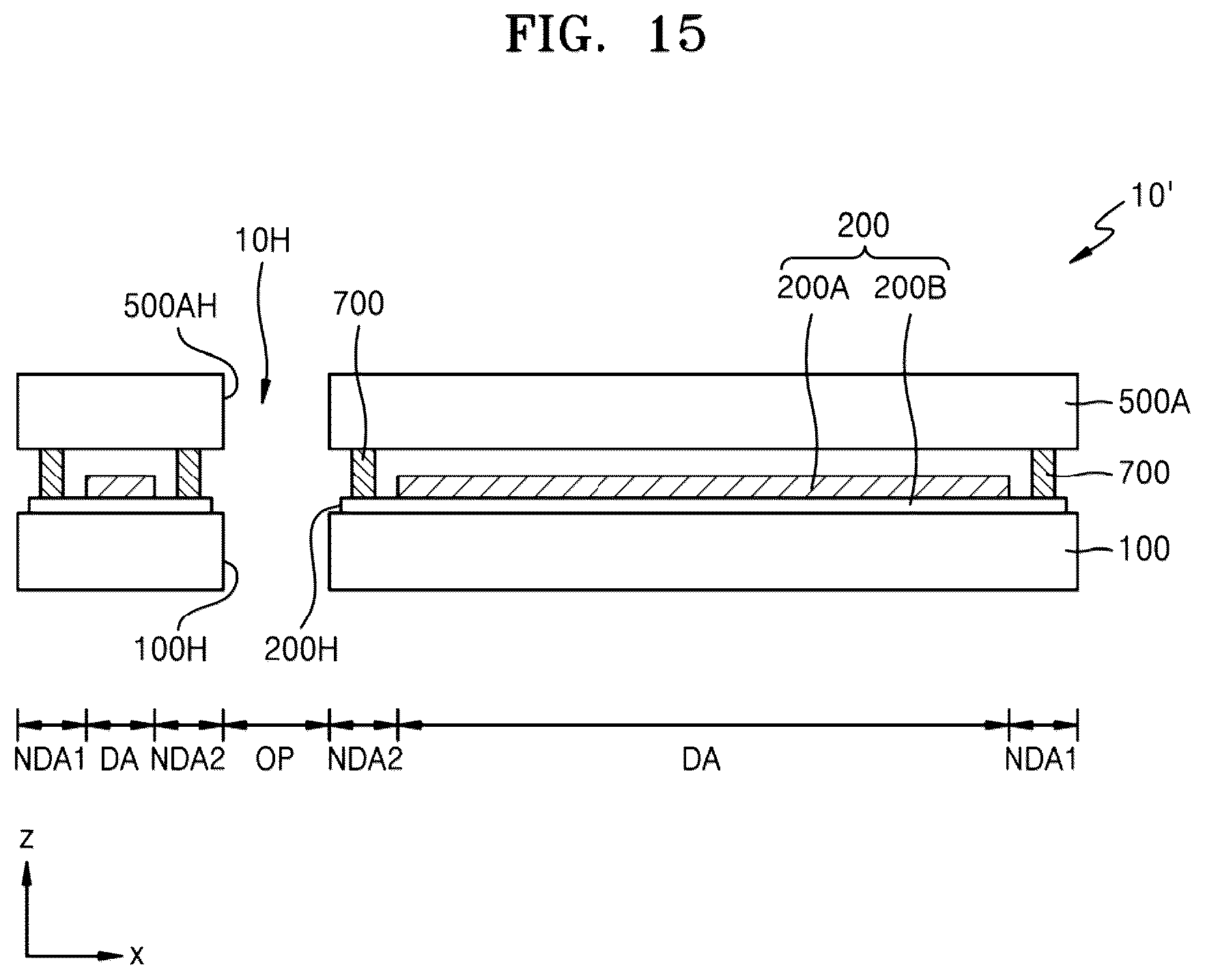Patent US12492462 Figure 15 – Method of making a display apparatus using a selective mask structure