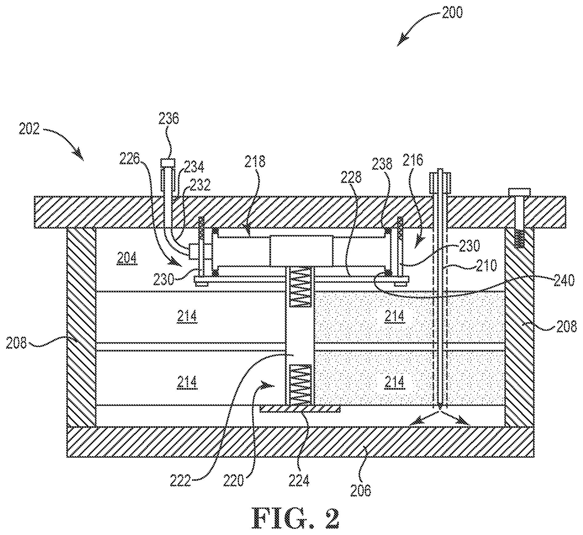 Patent US12492471 Figure 2 – Precursor delivery systems for determining material levels