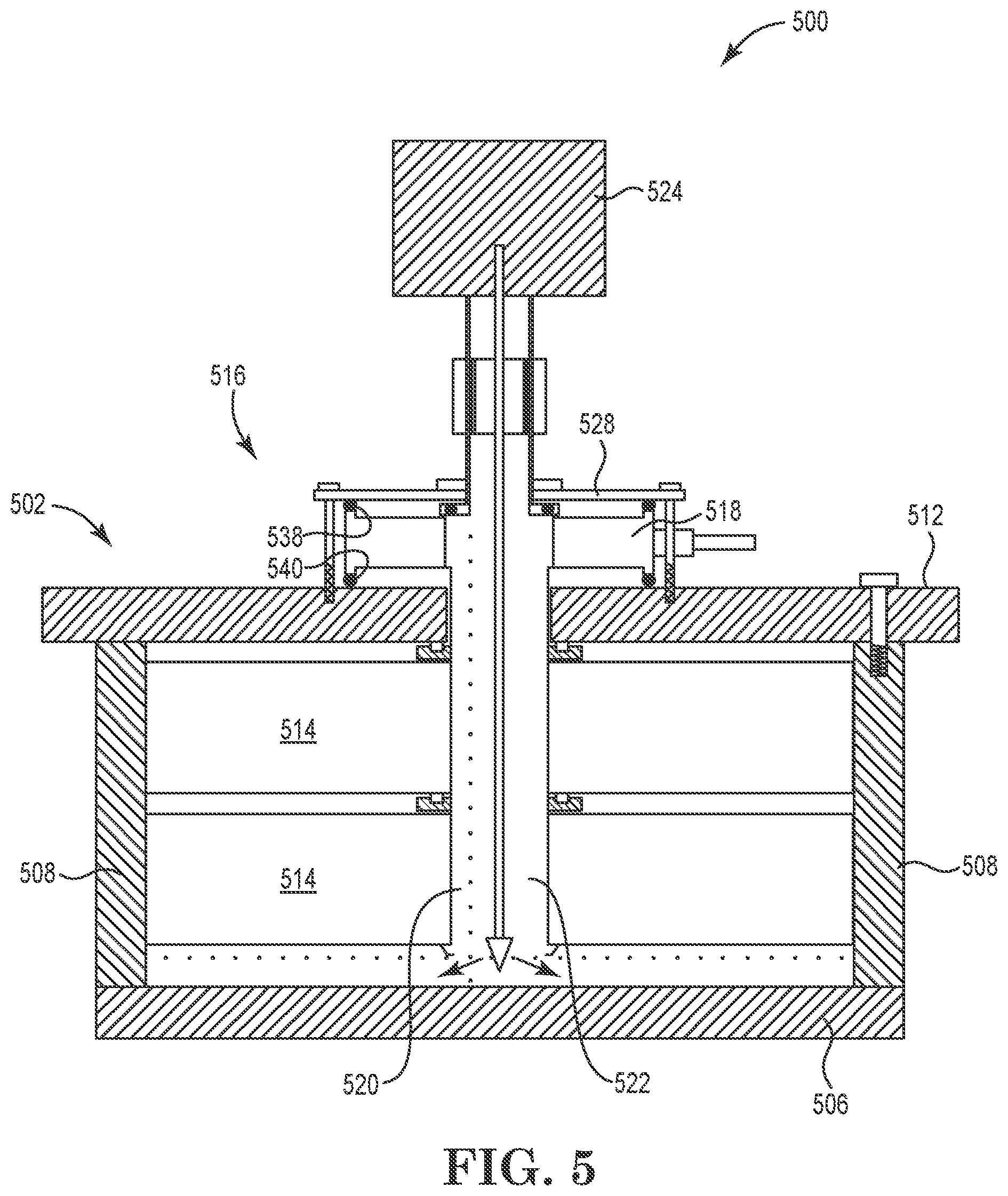 Patent US12492471 Figure 5 – Precursor delivery systems for determining material levels
