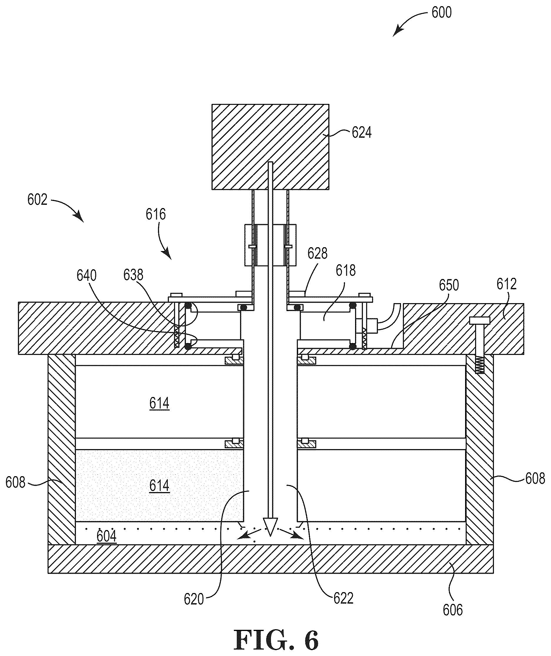 Patent US12492471 Figure 6 – Precursor delivery systems for determining material levels