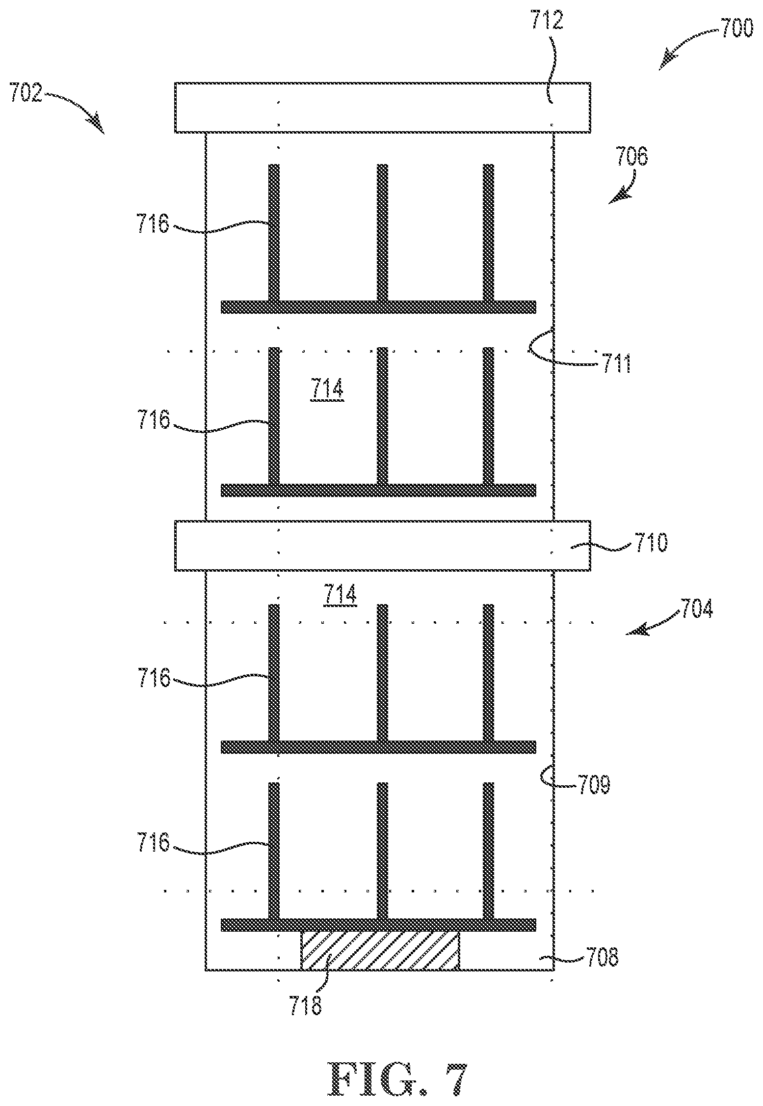 Patent US12492471 Figure 7 – Precursor delivery systems for determining material levels