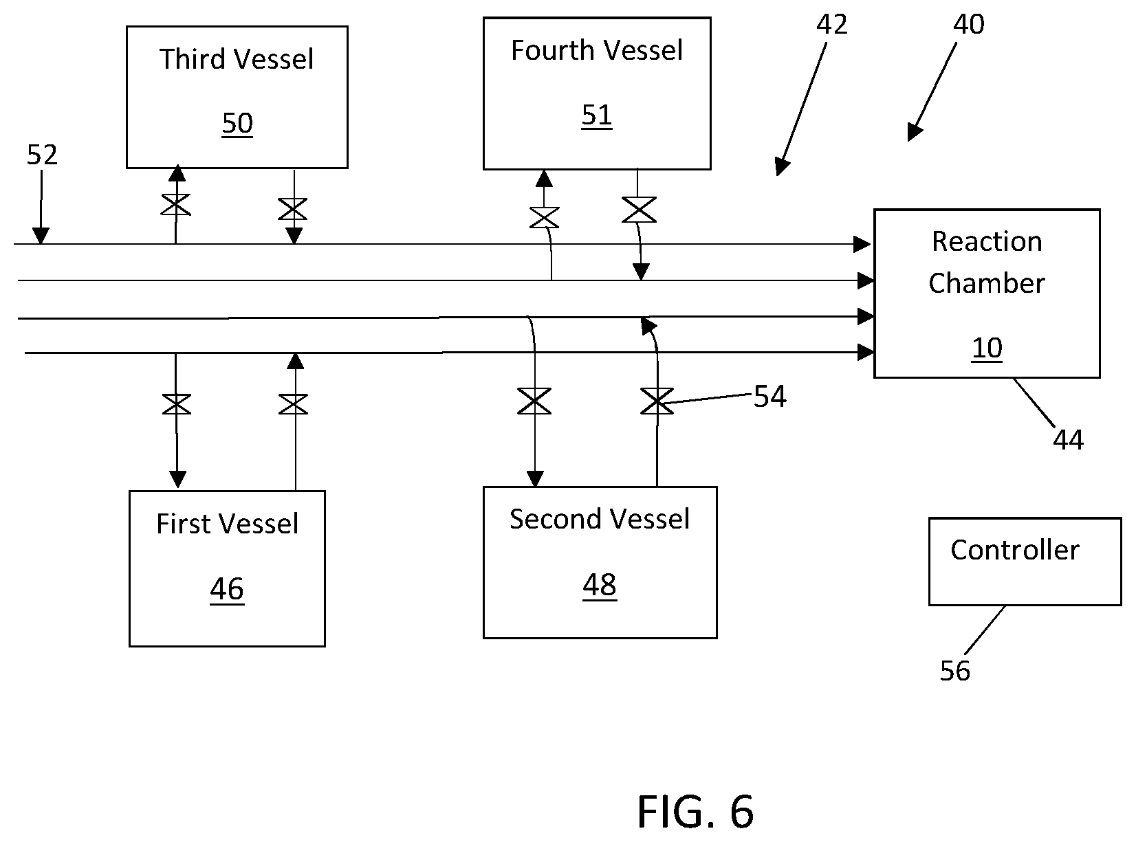 Patent US12492472 Figure 6 – Methods for depositing material within a gap using an inhibitor