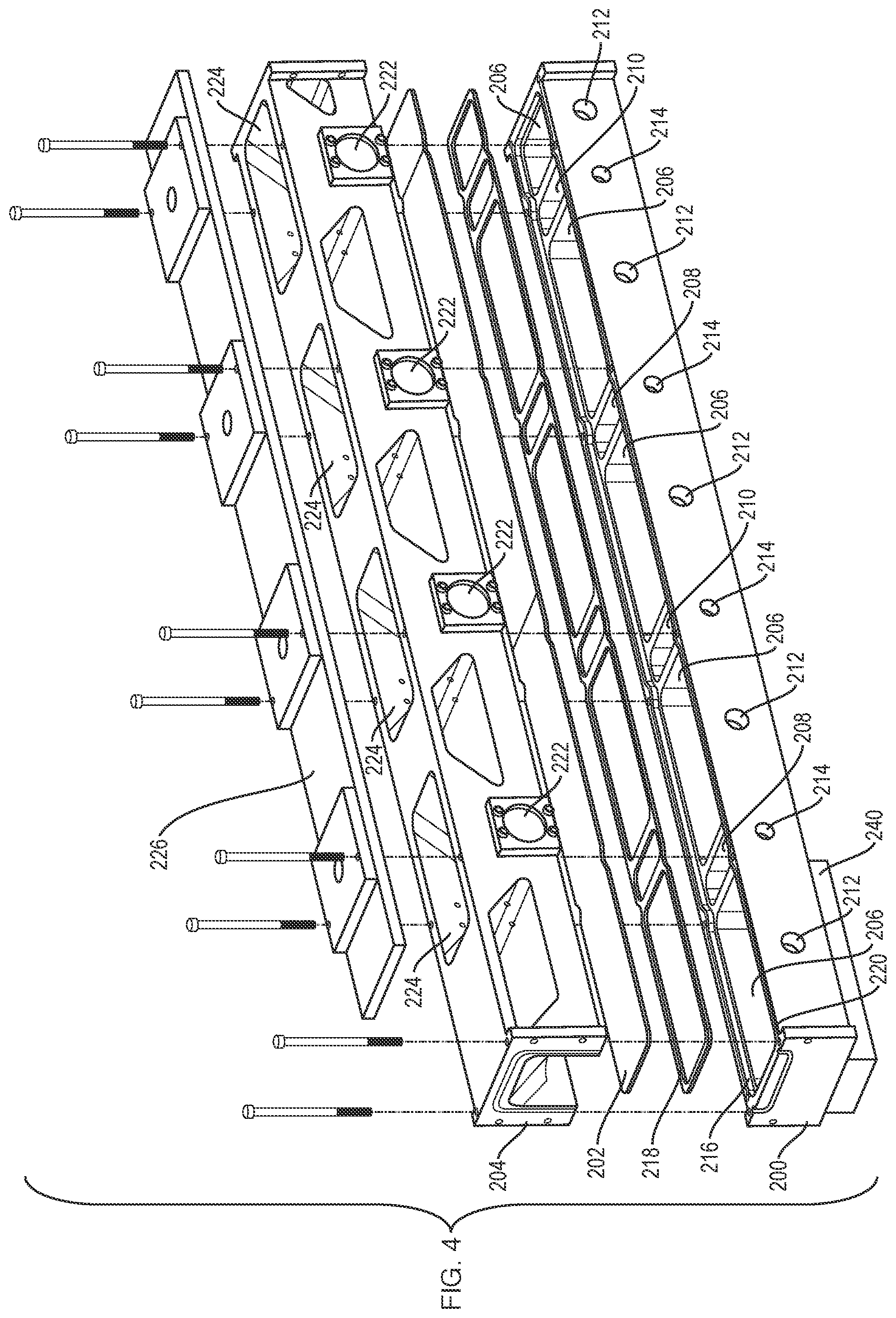 Patent US12492474 Figure 4 – Continuous spatial atomic layer deposition process and apparatus for applying films on particles