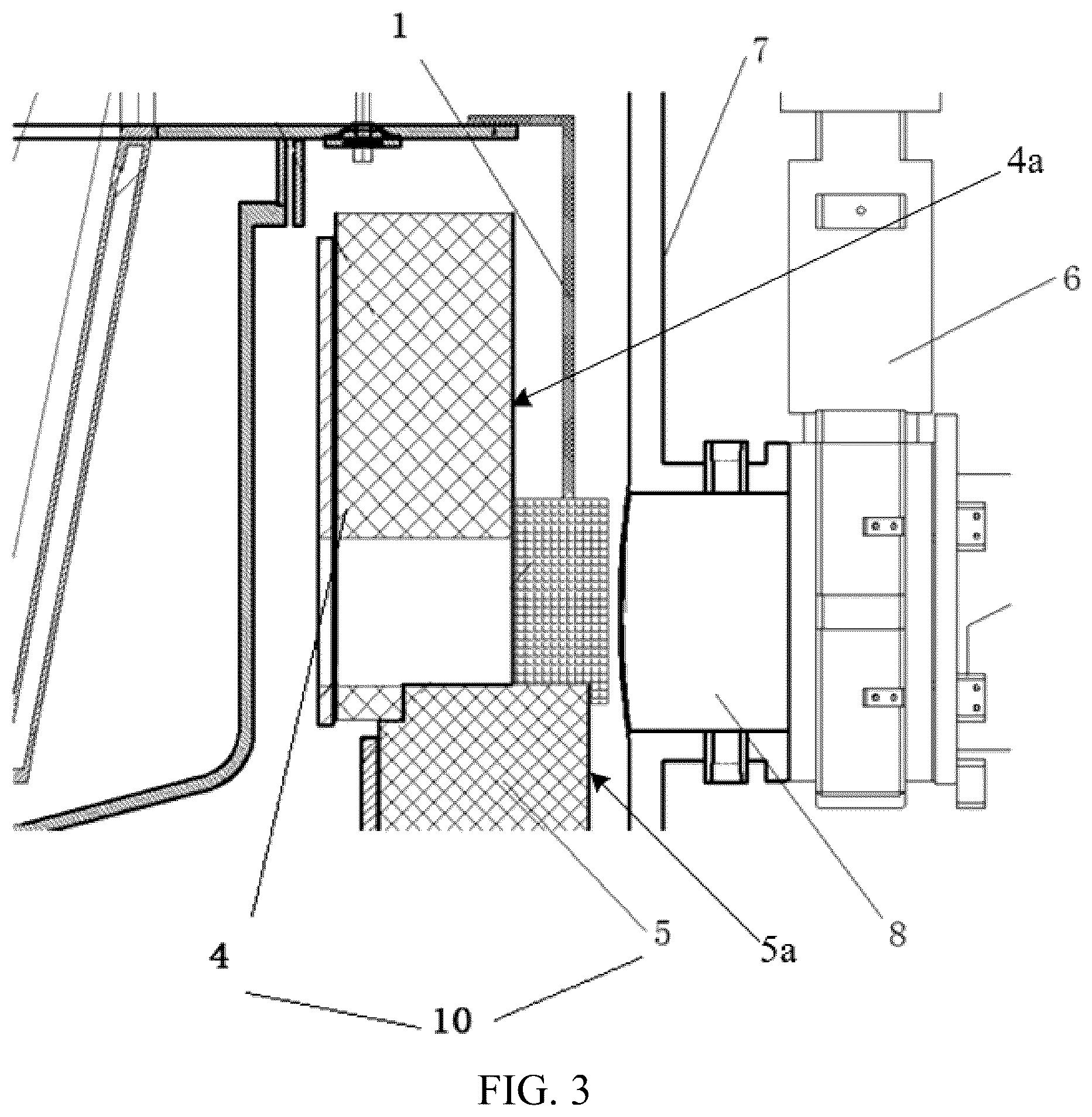 Patent US12492485 Figure 3 – Heat leakage prevention device and single crystal furnace system
