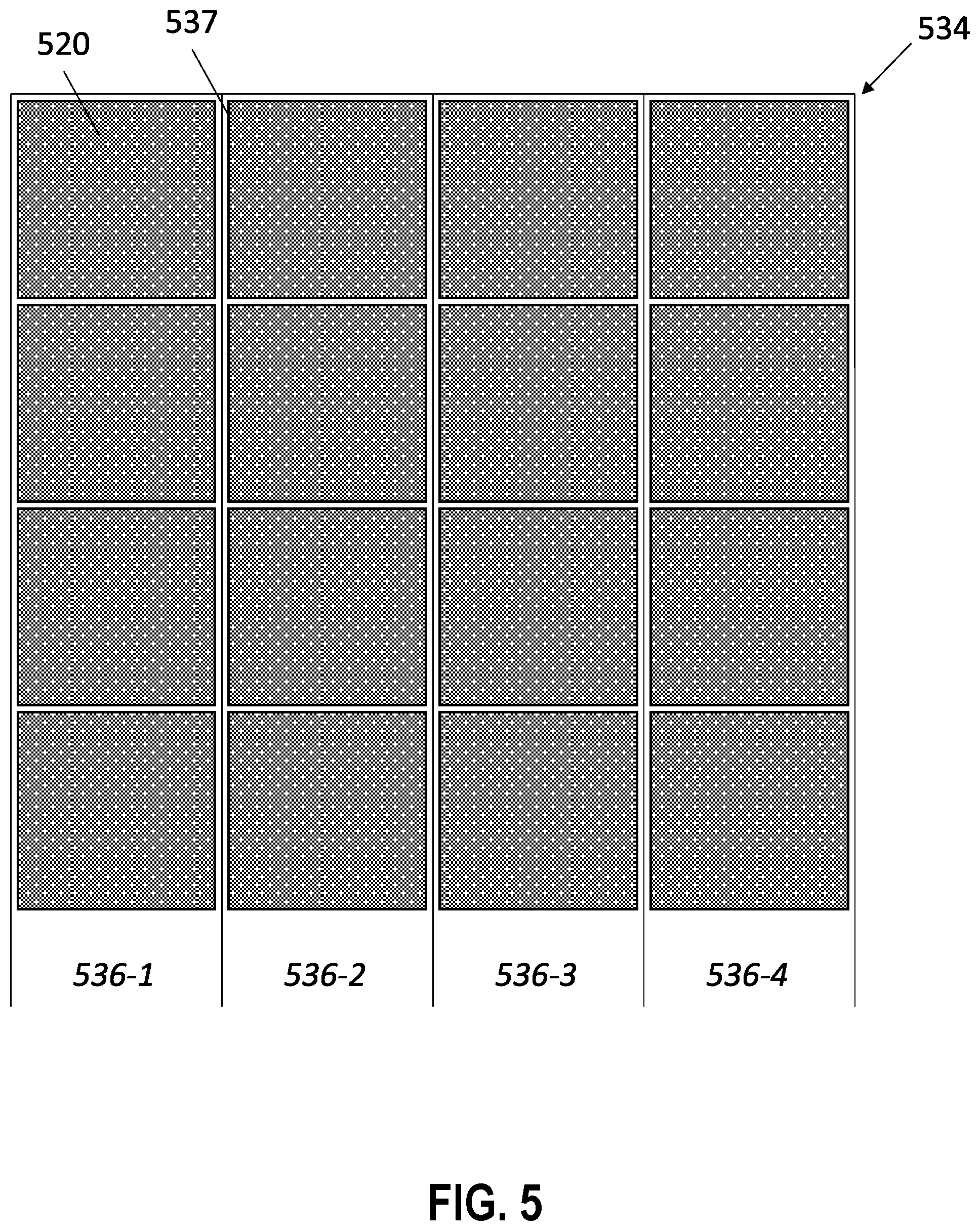 Patent US12492492 Figure 5 – Single repeat woven panel