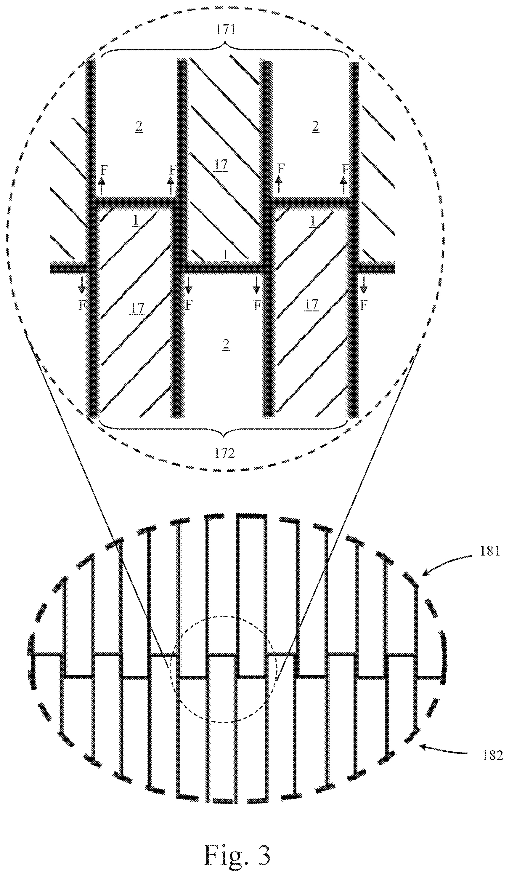 Patent US12492496 Figure 3 – Mesh structure and method of forming the mesh structure