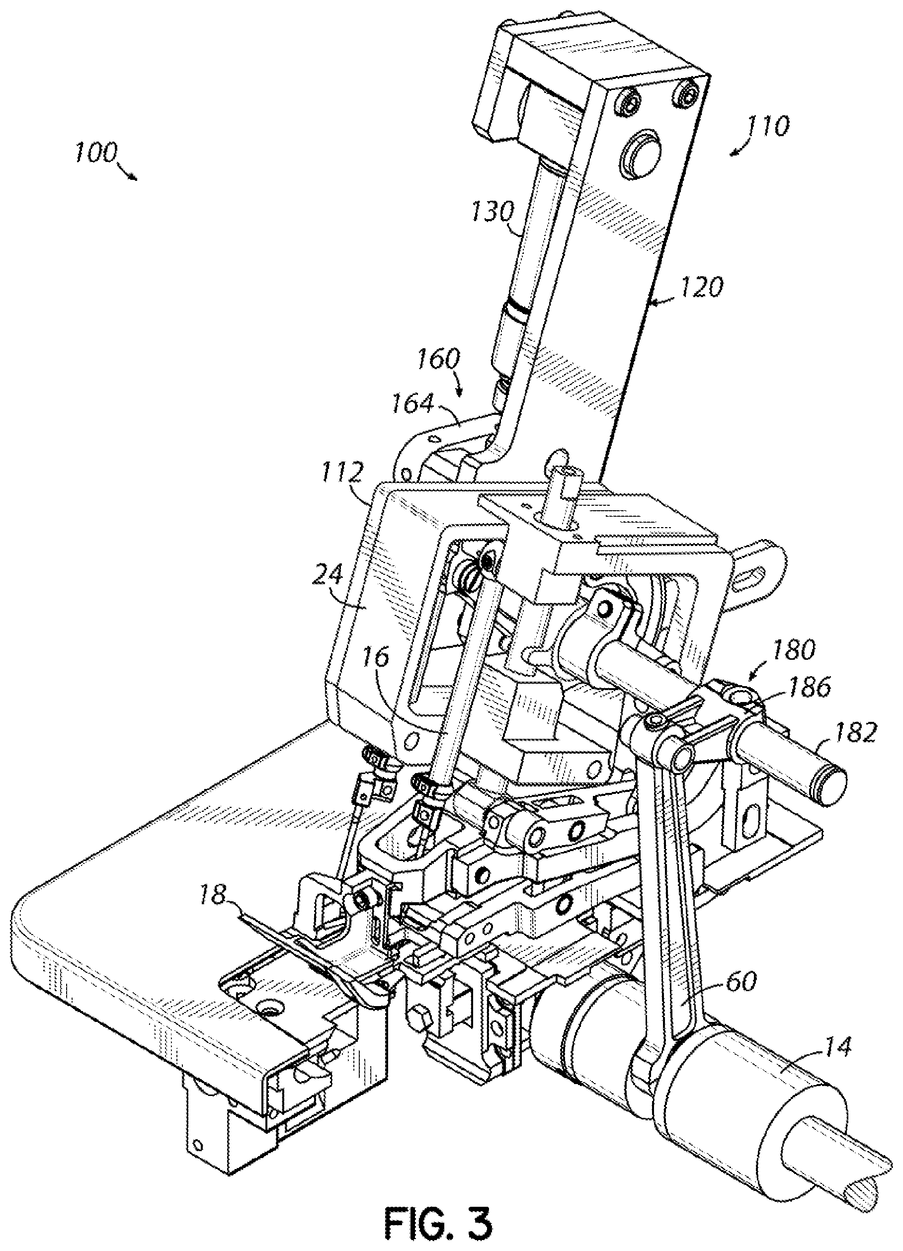 Patent US12492497 Figure 3 – Sewing machine with adjustable stepping height and related methods