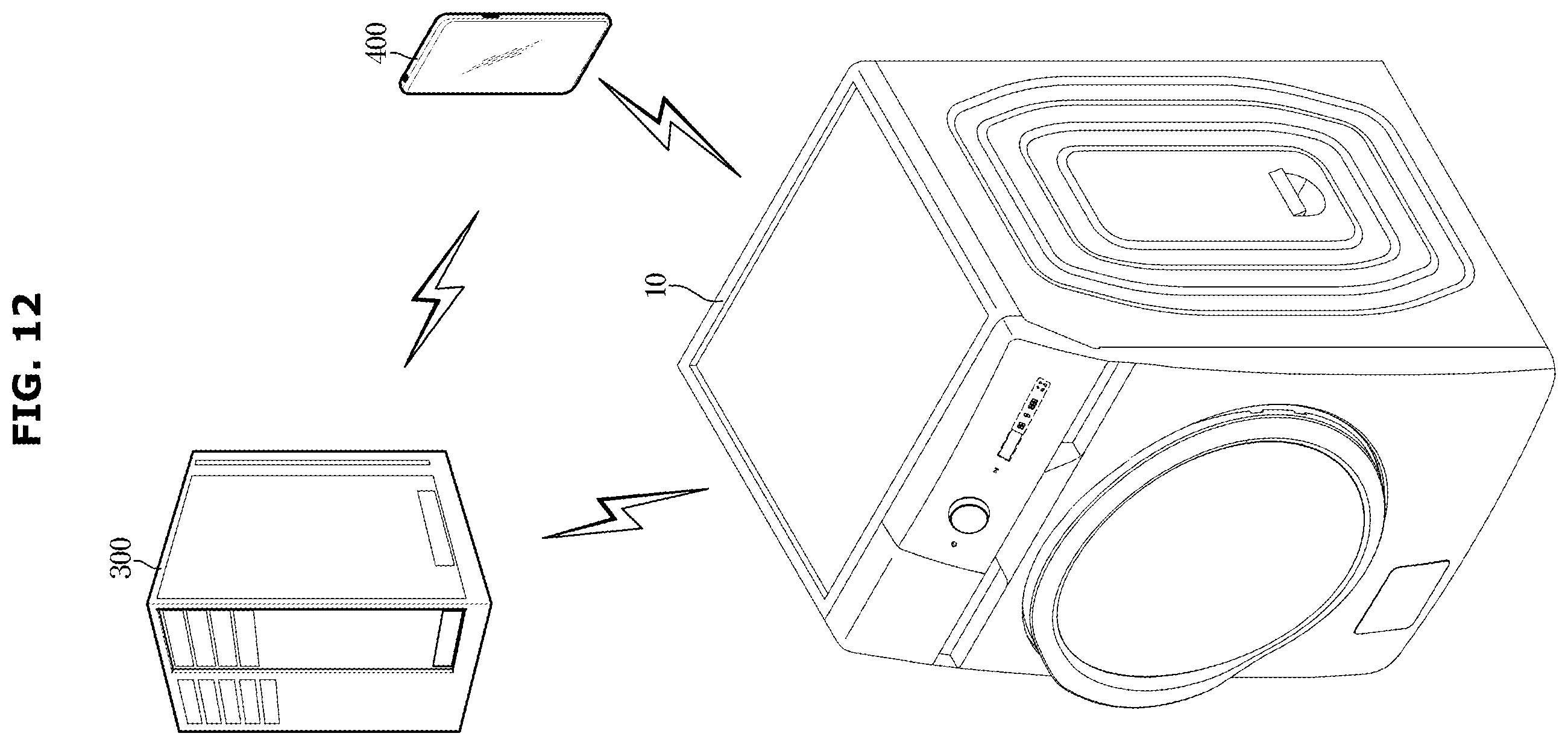 Patent US12492500 Figure 12 – Washing machine and controlling method for the same