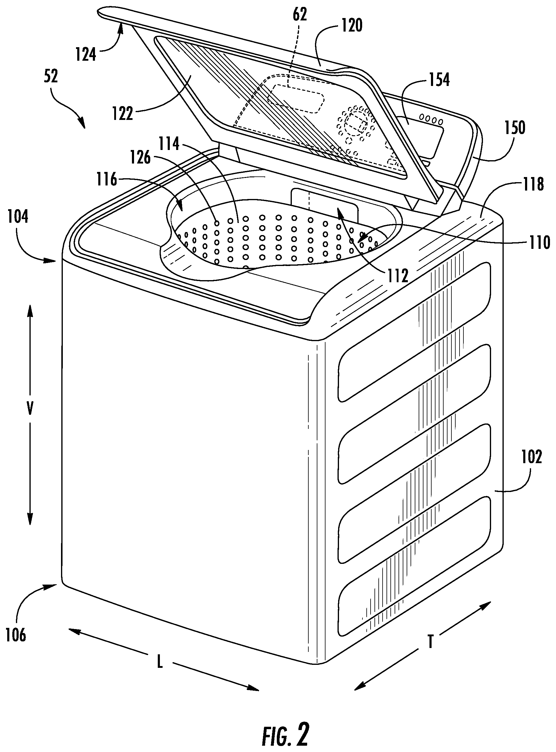Patent US12492501 Figure 2 – Systems and methods for calculating drying cycle times in a dryer appliance