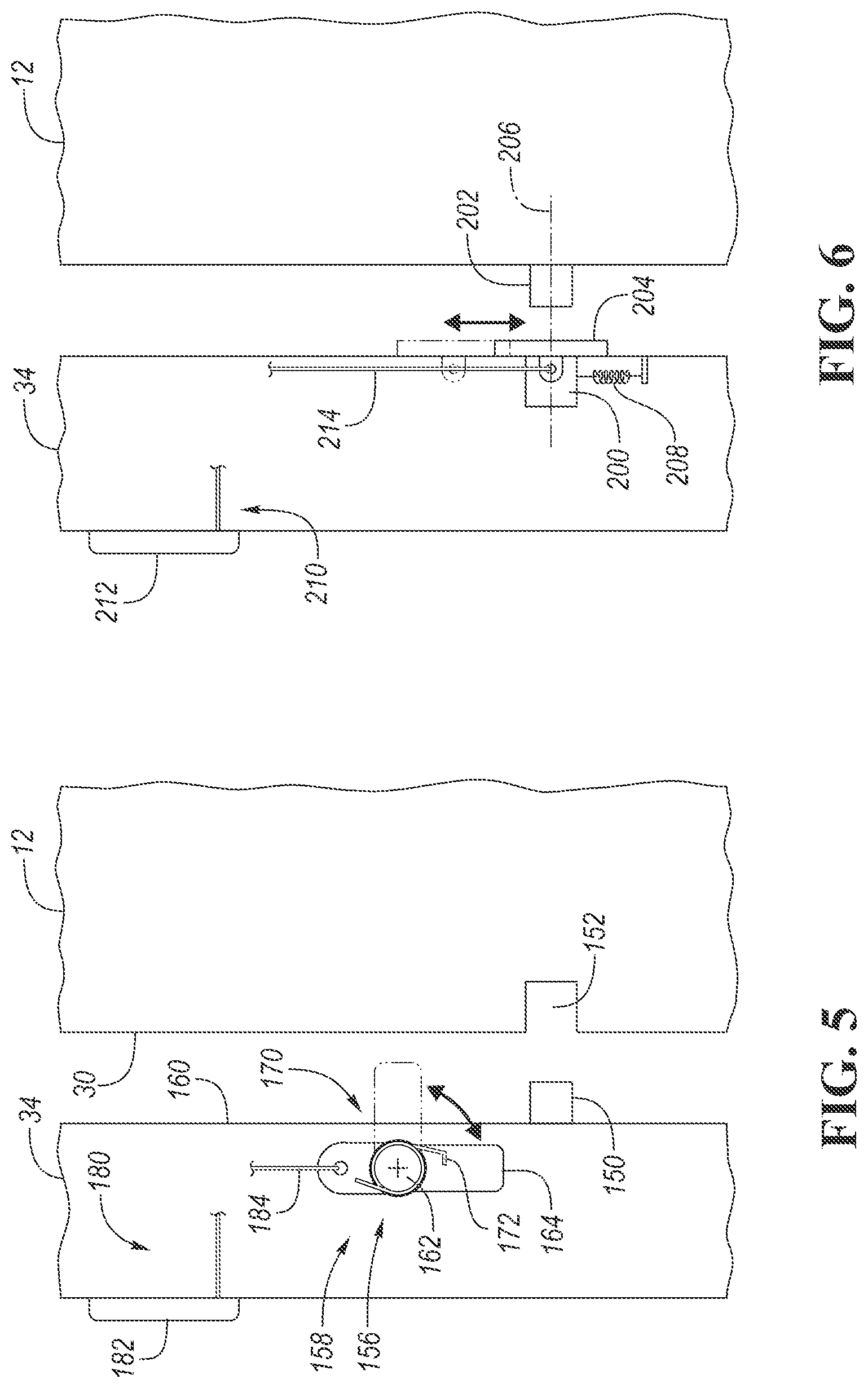 Patent US12492503 Figure 4 – Laundry appliance with anti-closure feature