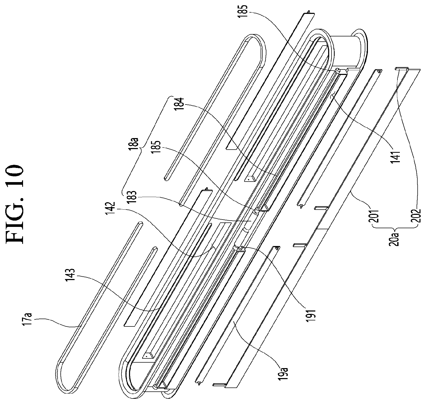 Patent US12492504 Figure 7 – Hanger device