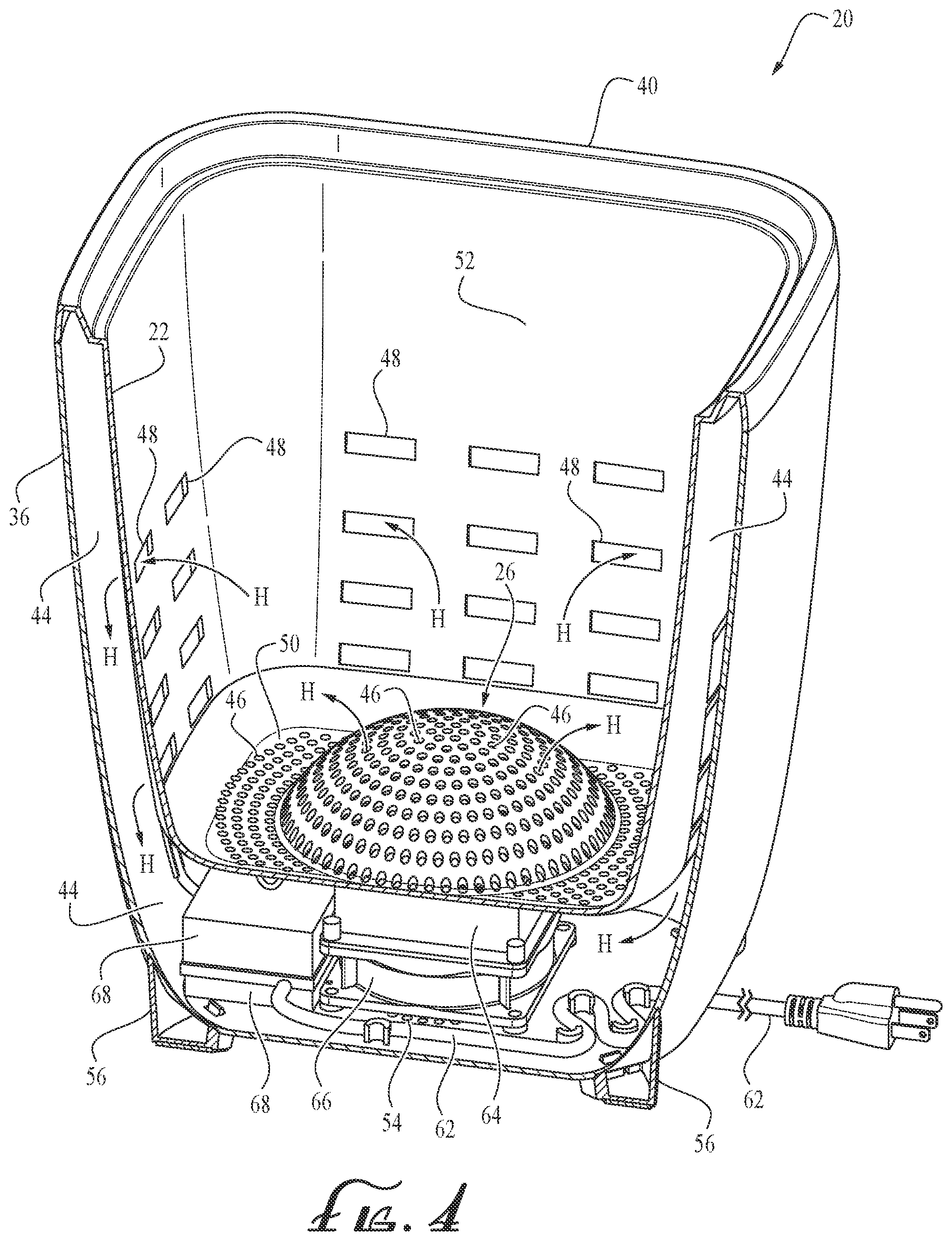 Patent US12492505 Figure 4 – Fabric article warmer and dryer