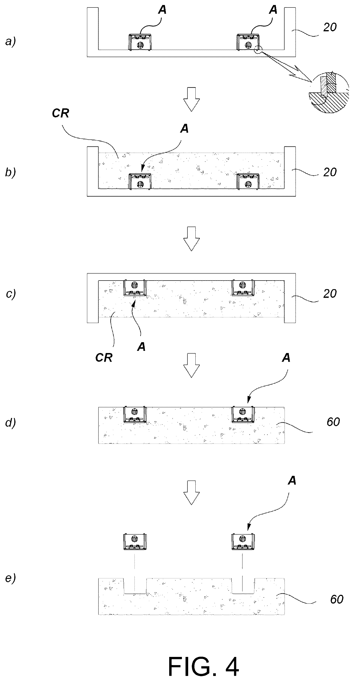Patent US12492515 Figure 7 – Curve portion mold structure for manufacturing curved concrete panel for mountain railway rack track, and curved concrete panel manufacturing method using the same