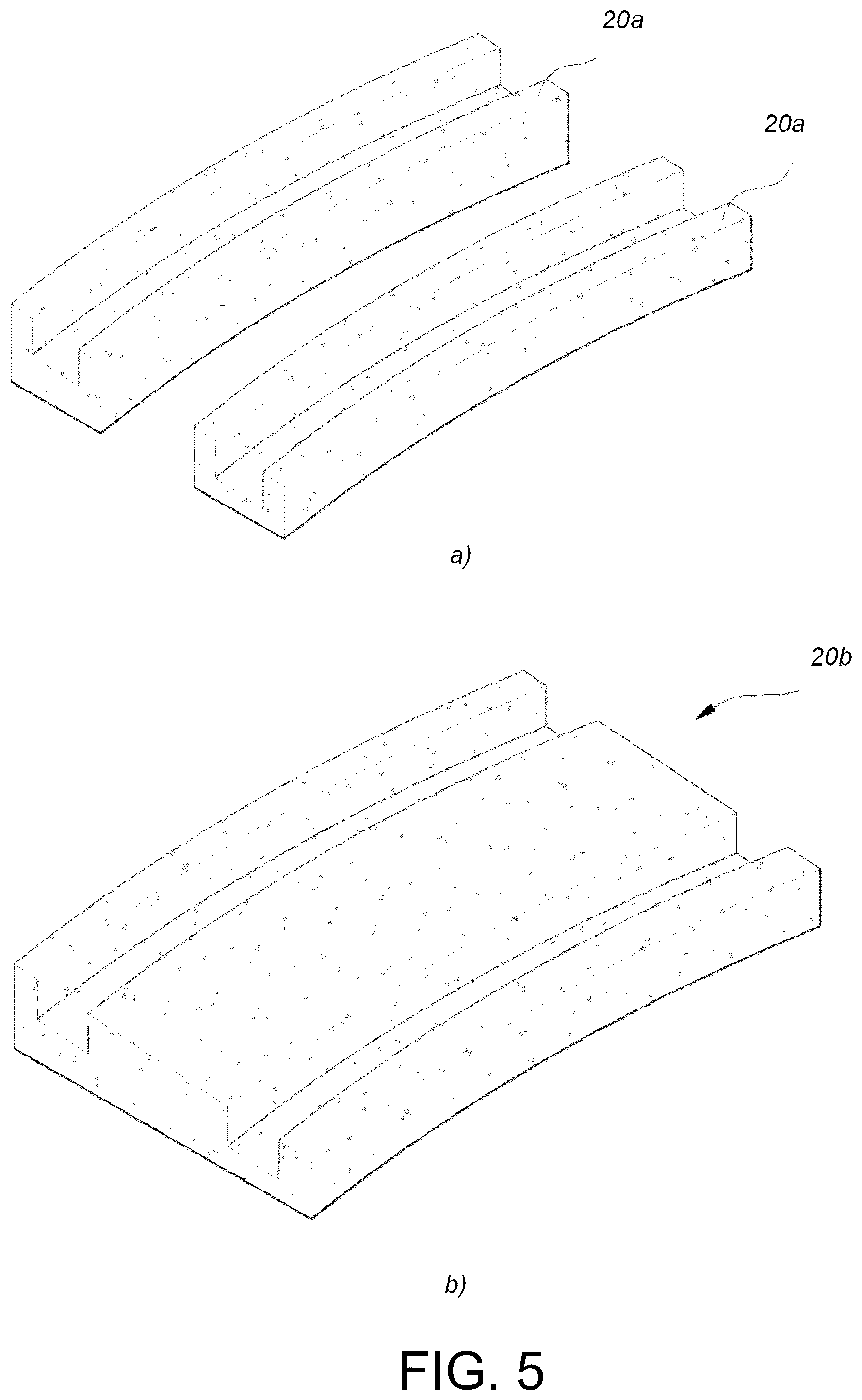 Patent US12492515 Figure 8 – Curve portion mold structure for manufacturing curved concrete panel for mountain railway rack track, and curved concrete panel manufacturing method using the same