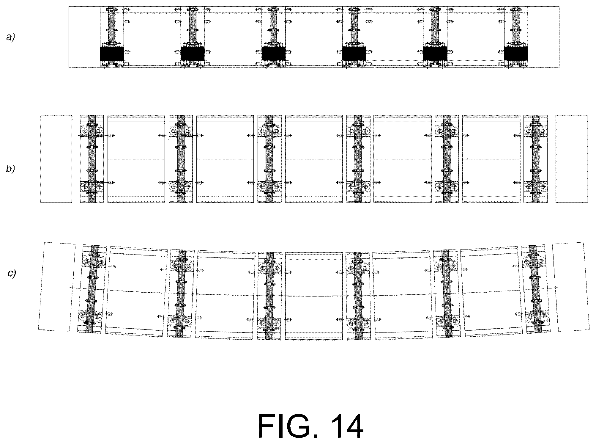 Patent US12492515 Figure 17 – Curve portion mold structure for manufacturing curved concrete panel for mountain railway rack track, and curved concrete panel manufacturing method using the same