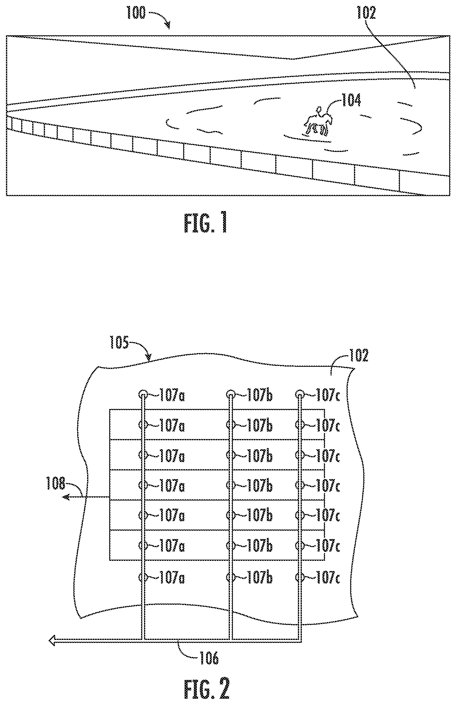 Patent US12492517 Figure 1 – Equestrian arena surface filtration system and related methods