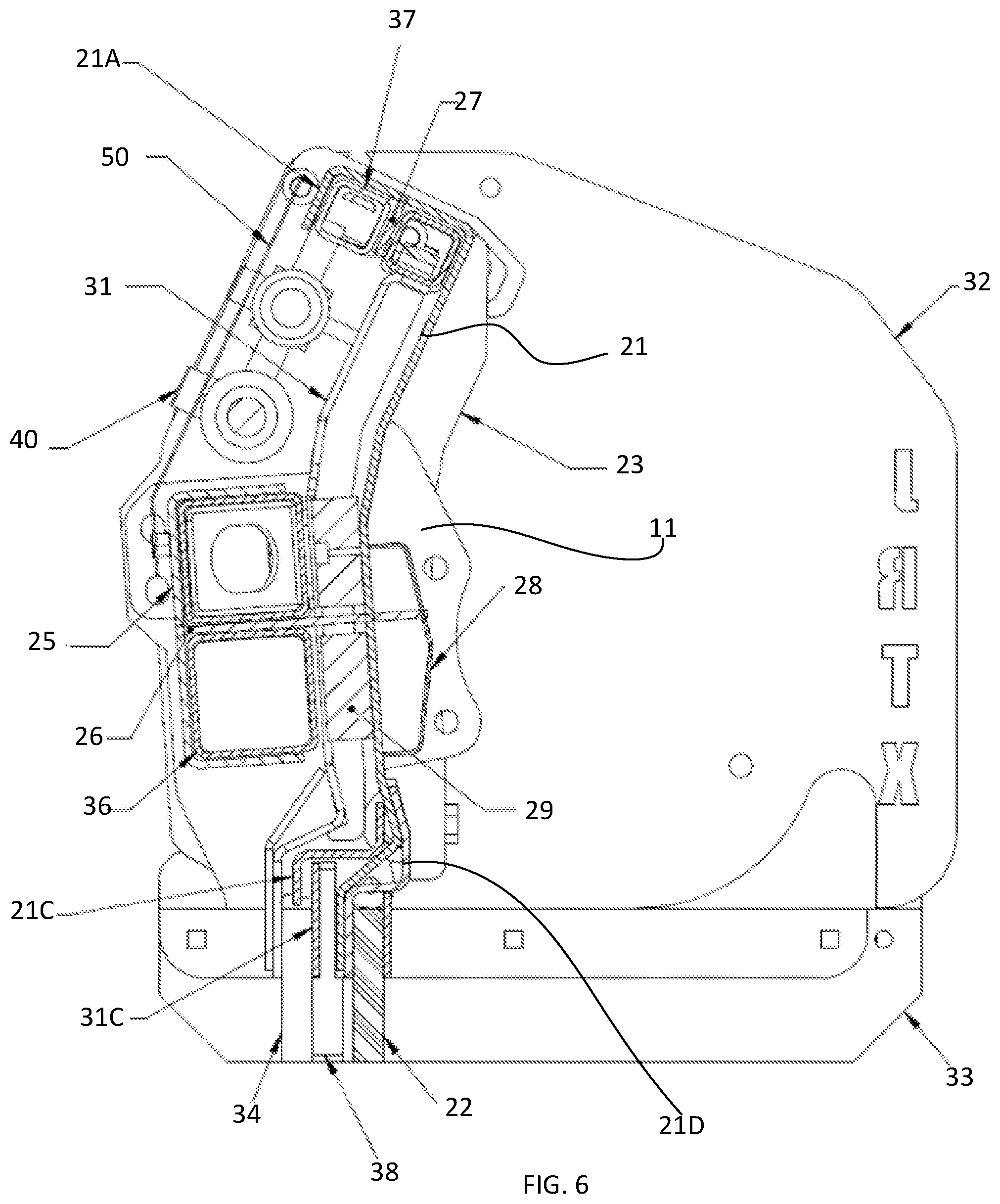 Patent US12492520 Figure 6 – Extendable plow blade