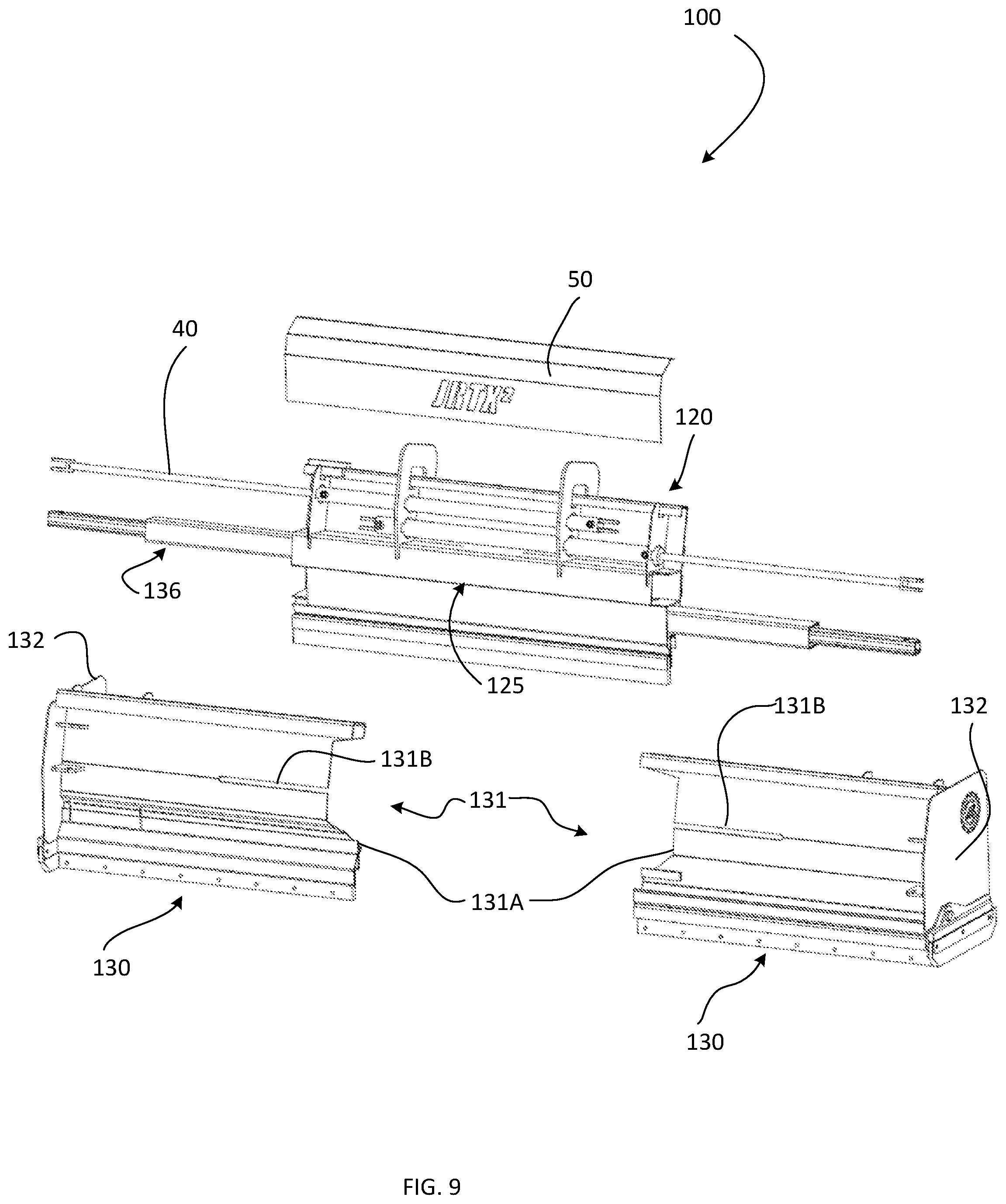 Patent US12492520 Figure 8 – Extendable plow blade
