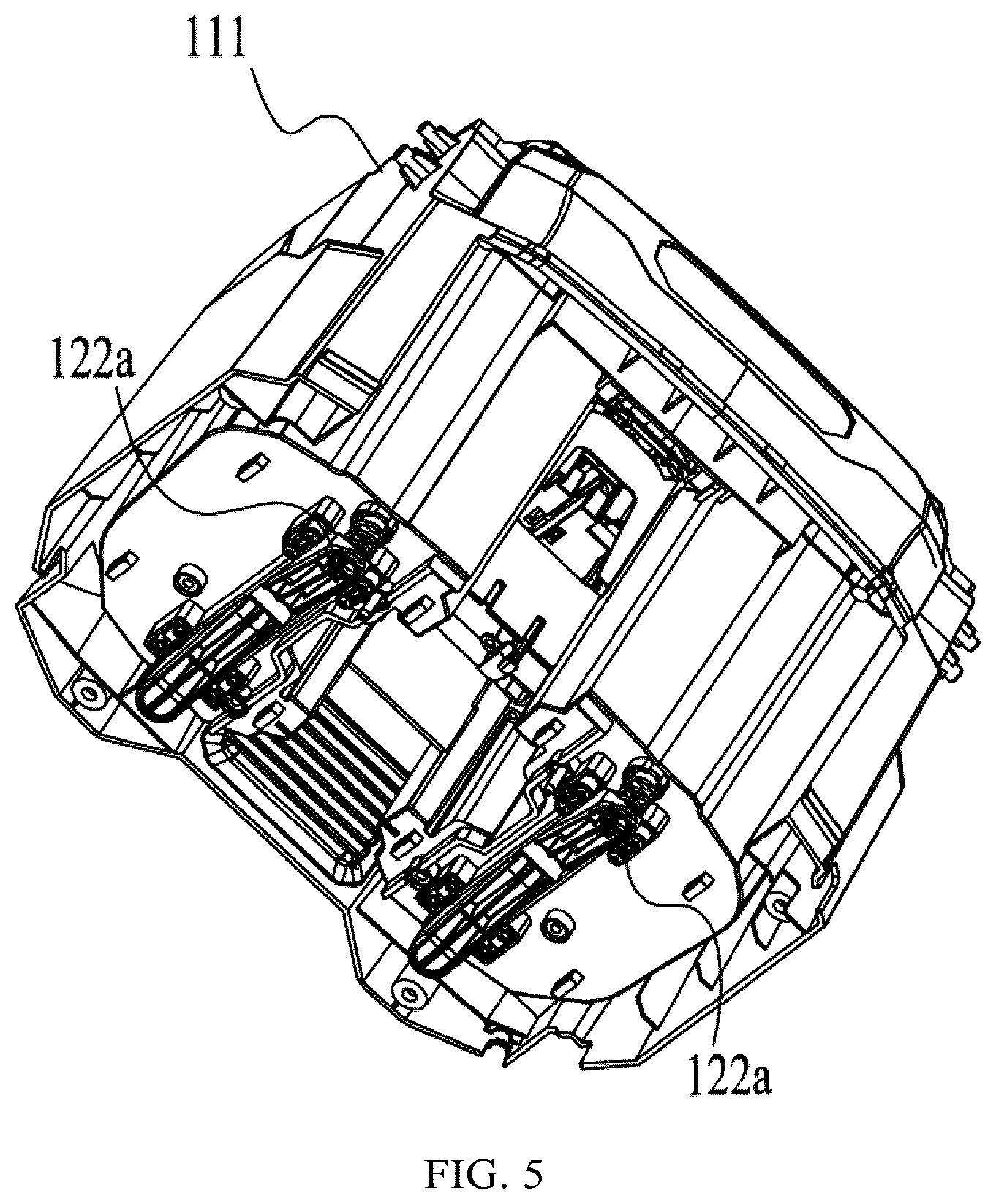 Patent US12492521 Figure 5 – Snow thrower
