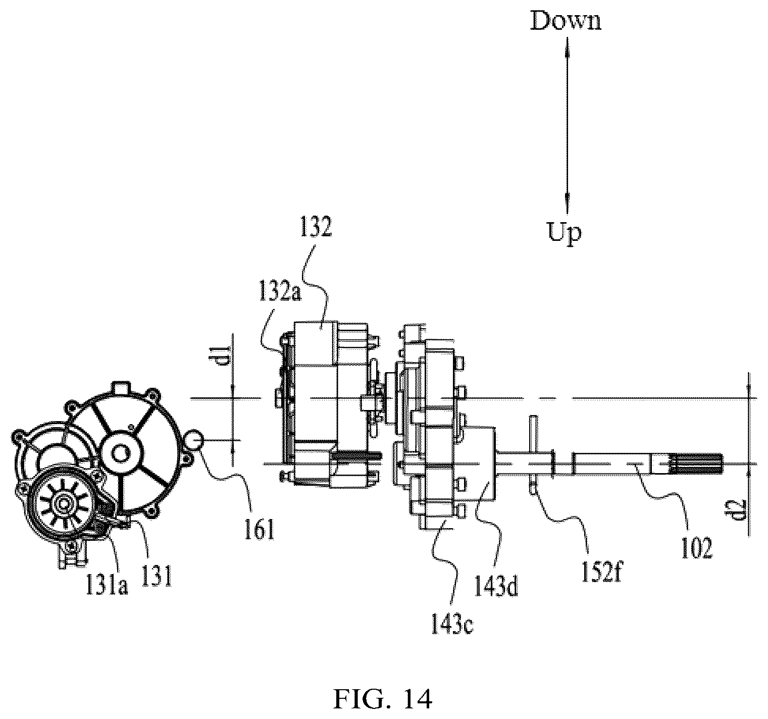 Patent US12492521 Figure 14 – Snow thrower