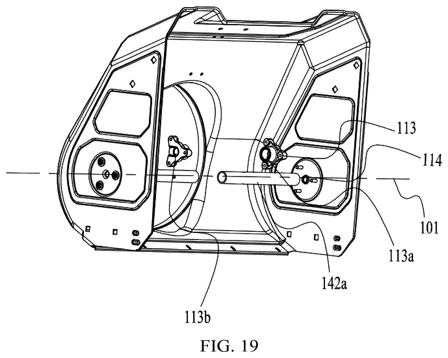 Patent US12492521 Figure 19 – Snow thrower