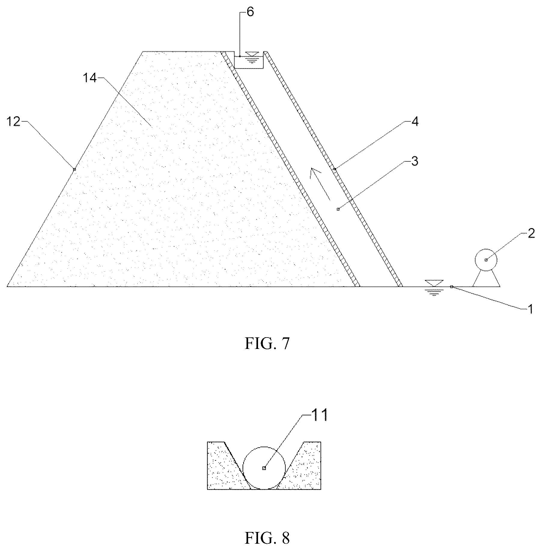 Patent US12492523 Figure 4 – Washing and desalinating system for sand soil in river mouth blowing-sand reclaimed land before planting greenery