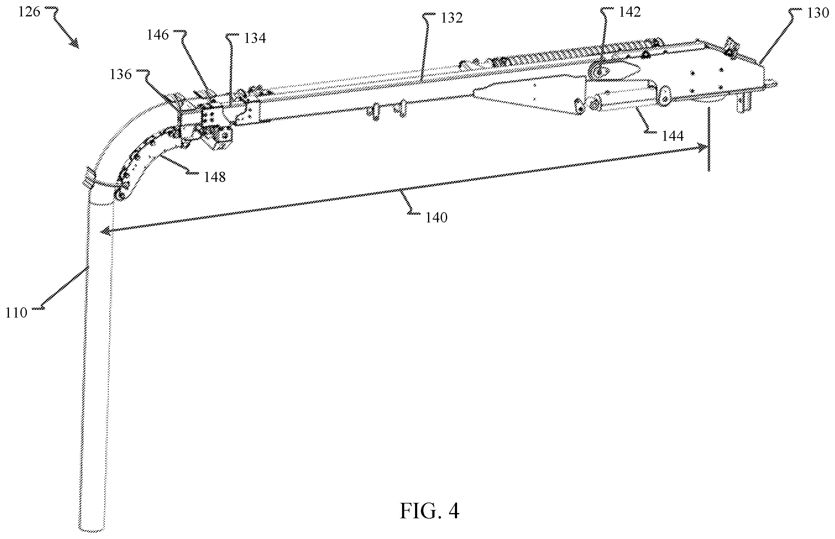 Patent US12492529 Figure 4 – Boom assembly for an excavation vehicle and method thereof