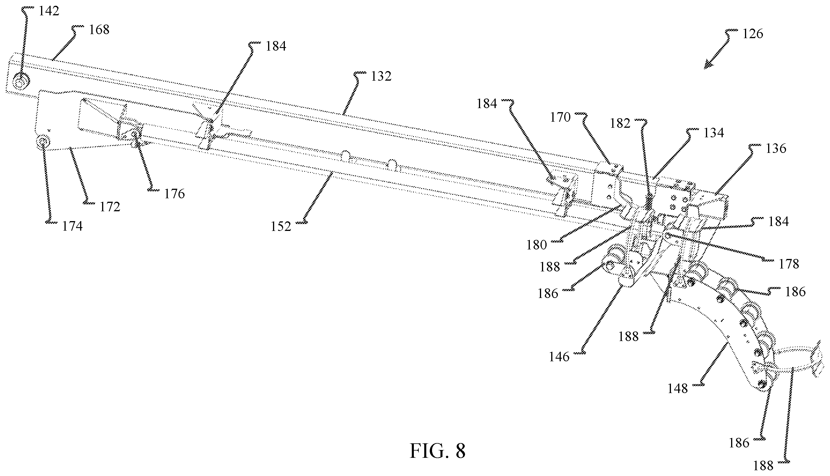 Patent US12492529 Figure 7 – Boom assembly for an excavation vehicle and method thereof