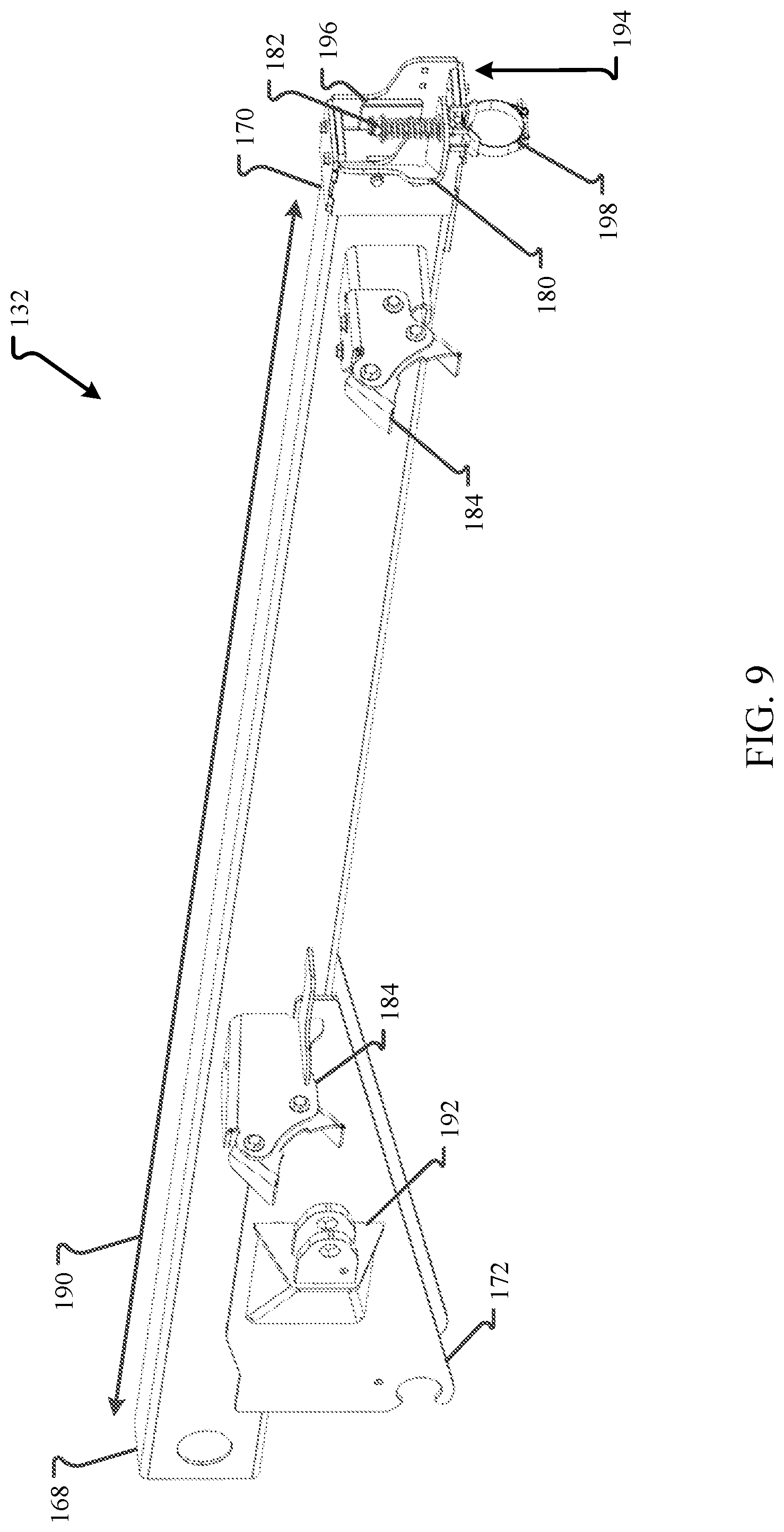 Patent US12492529 Figure 8 – Boom assembly for an excavation vehicle and method thereof