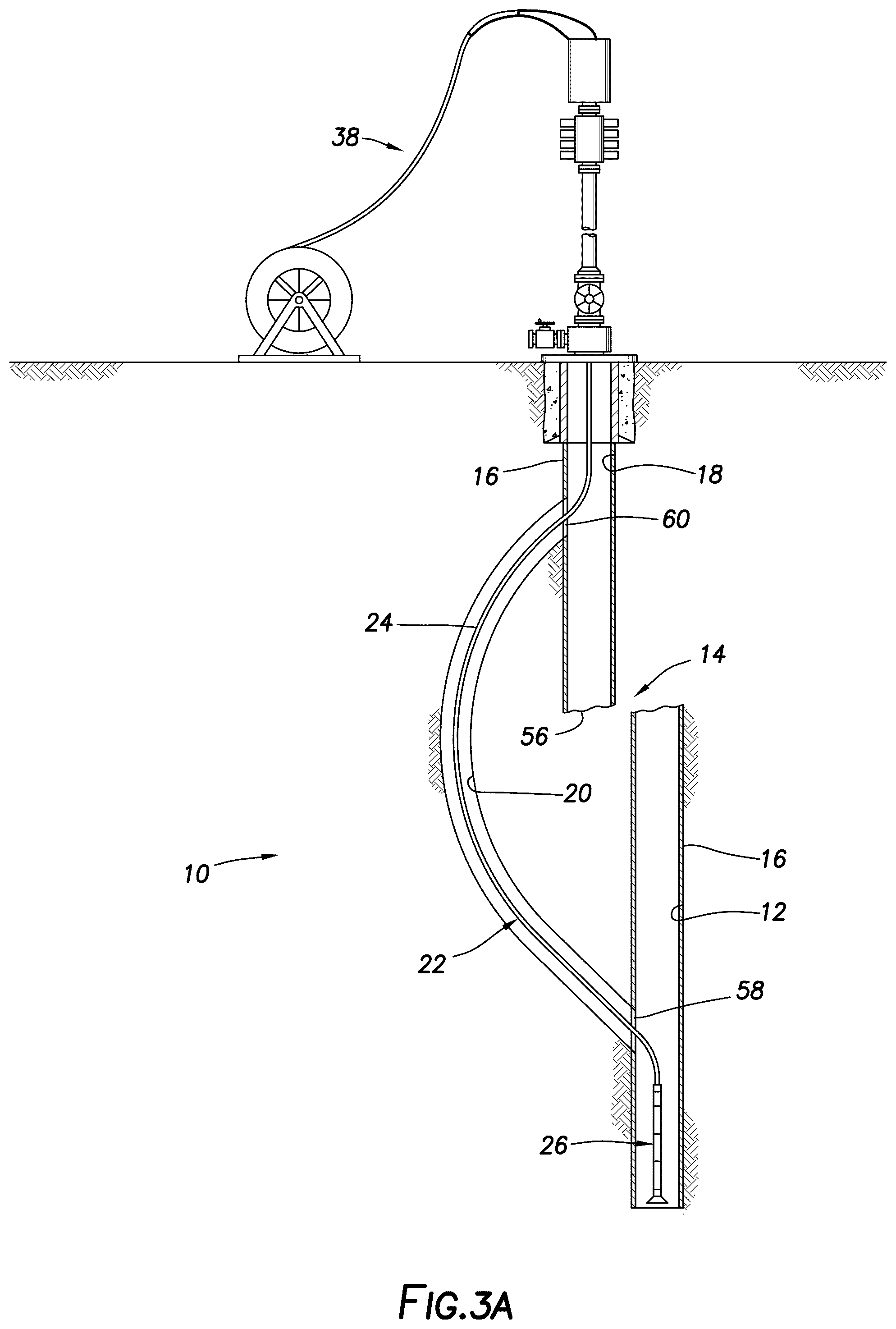 Patent US12492534 Figure 3 – Accessing wells below an obstruction or discontinuity