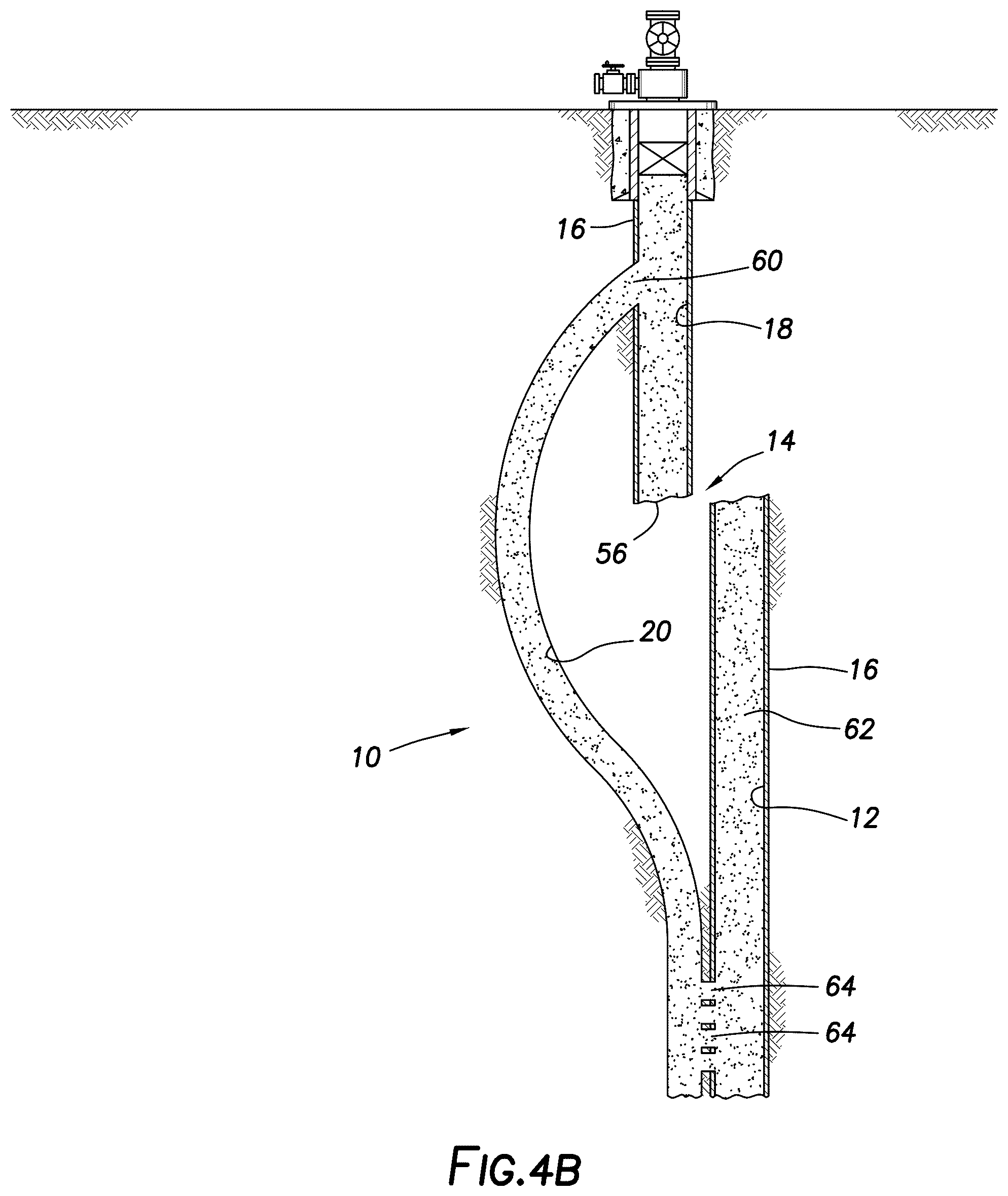 Patent US12492534 Figure 6 – Accessing wells below an obstruction or discontinuity