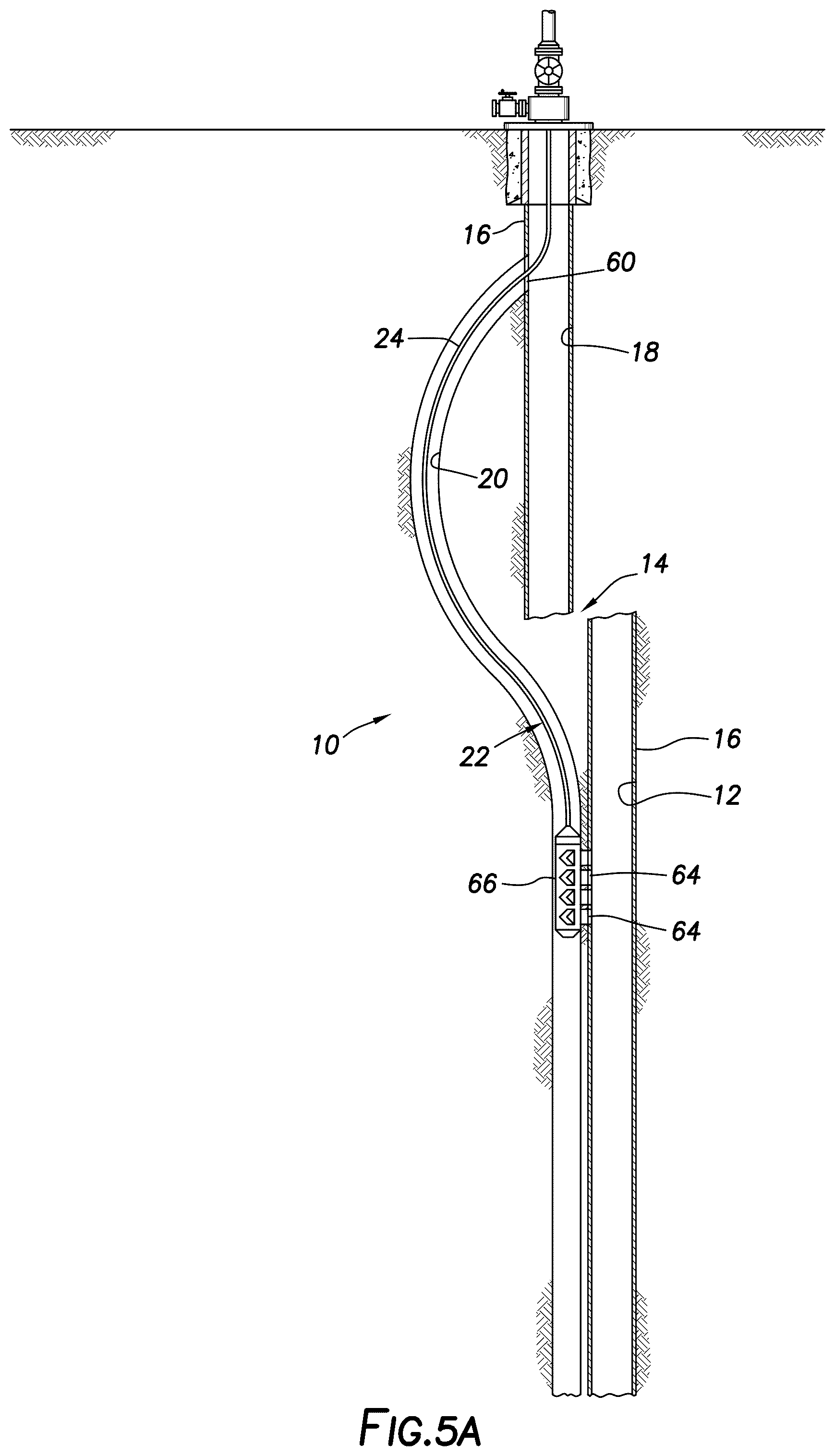 Patent US12492534 Figure 7 – Accessing wells below an obstruction or discontinuity