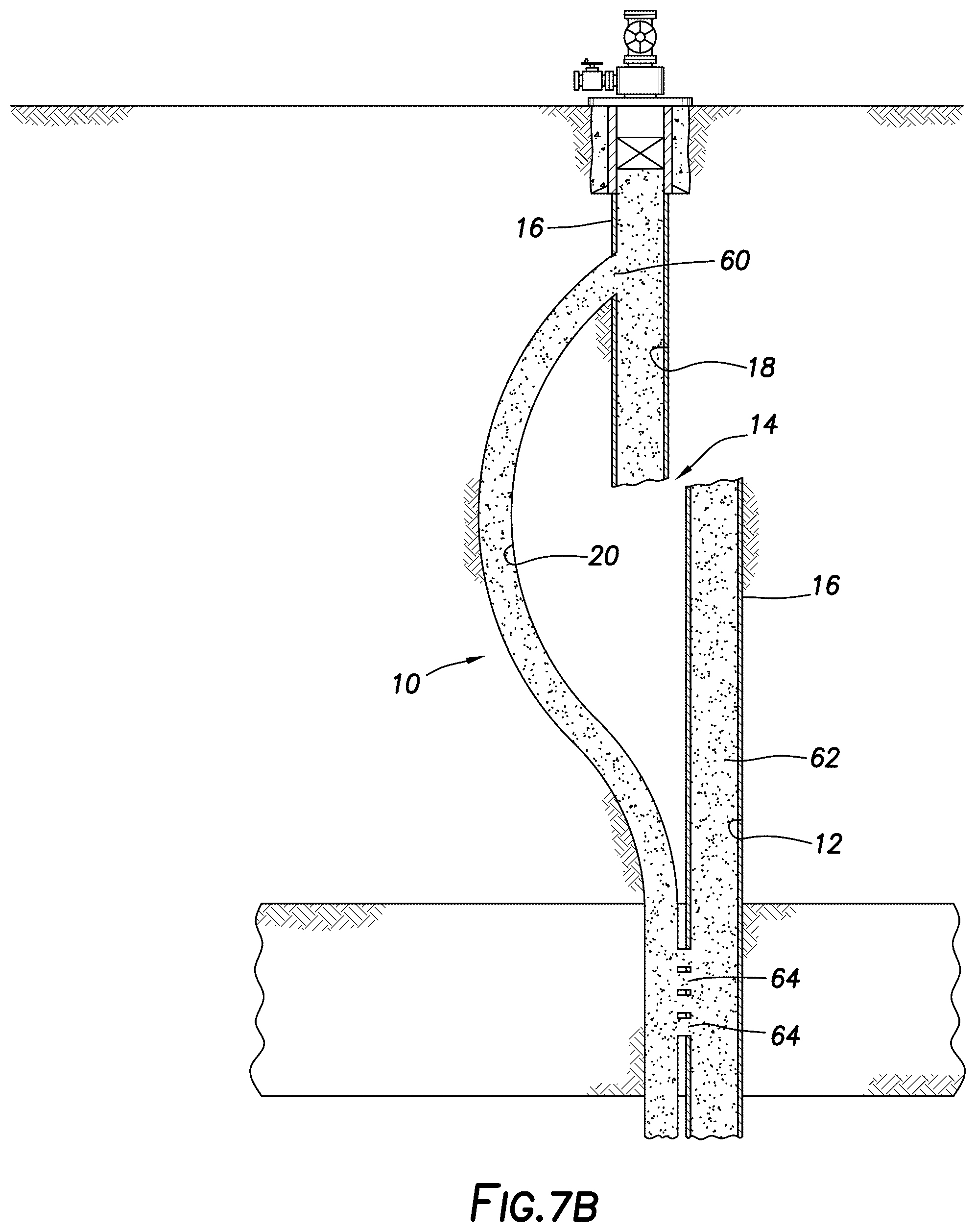 Patent US12492534 Figure 13 – Accessing wells below an obstruction or discontinuity