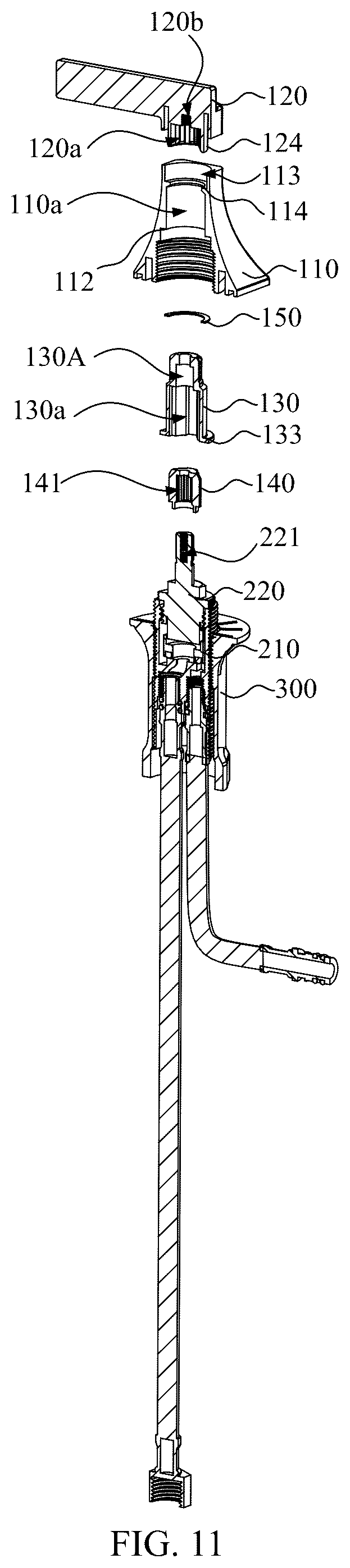 Patent US12492535 Figure 10 – Handle assembly, faucet controller, and faucet