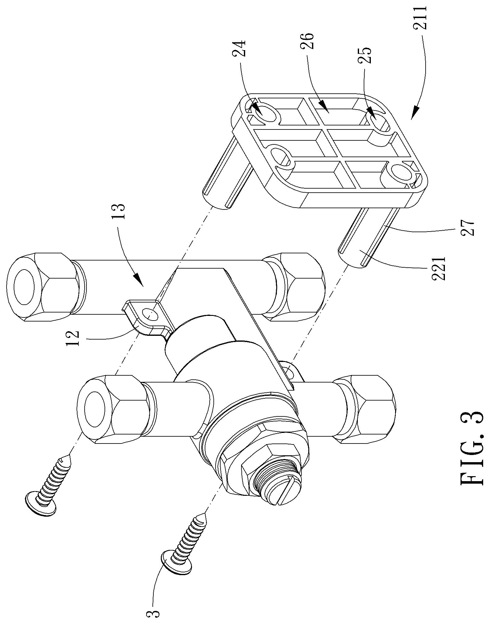 Patent US12492536 Figure 3 – Valve assembly