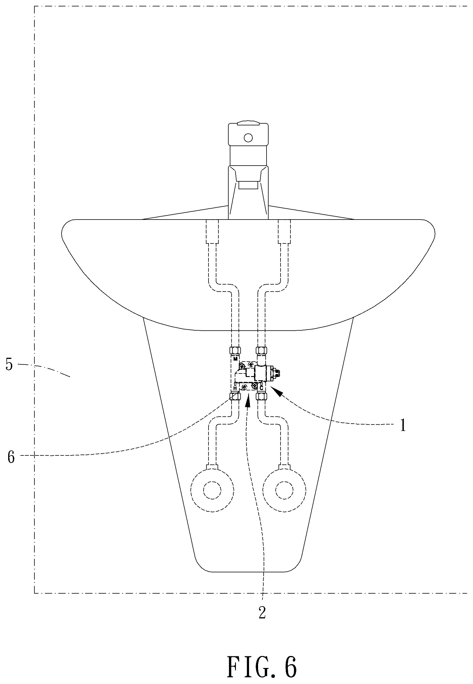 Patent US12492536 Figure 6 – Valve assembly