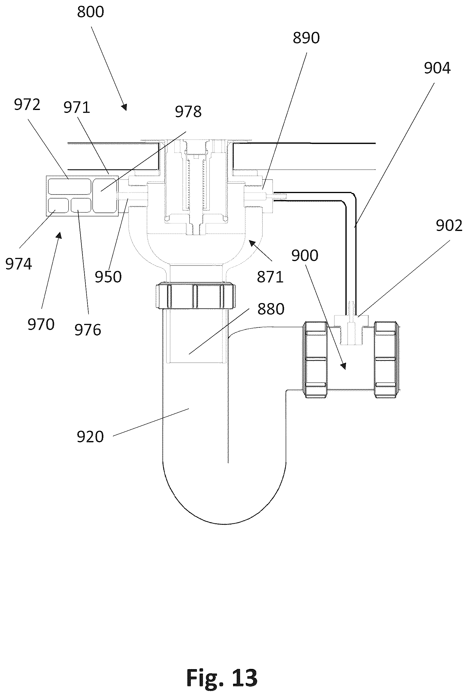 Patent US12492539 Figure 19 – Drain pipe connector system