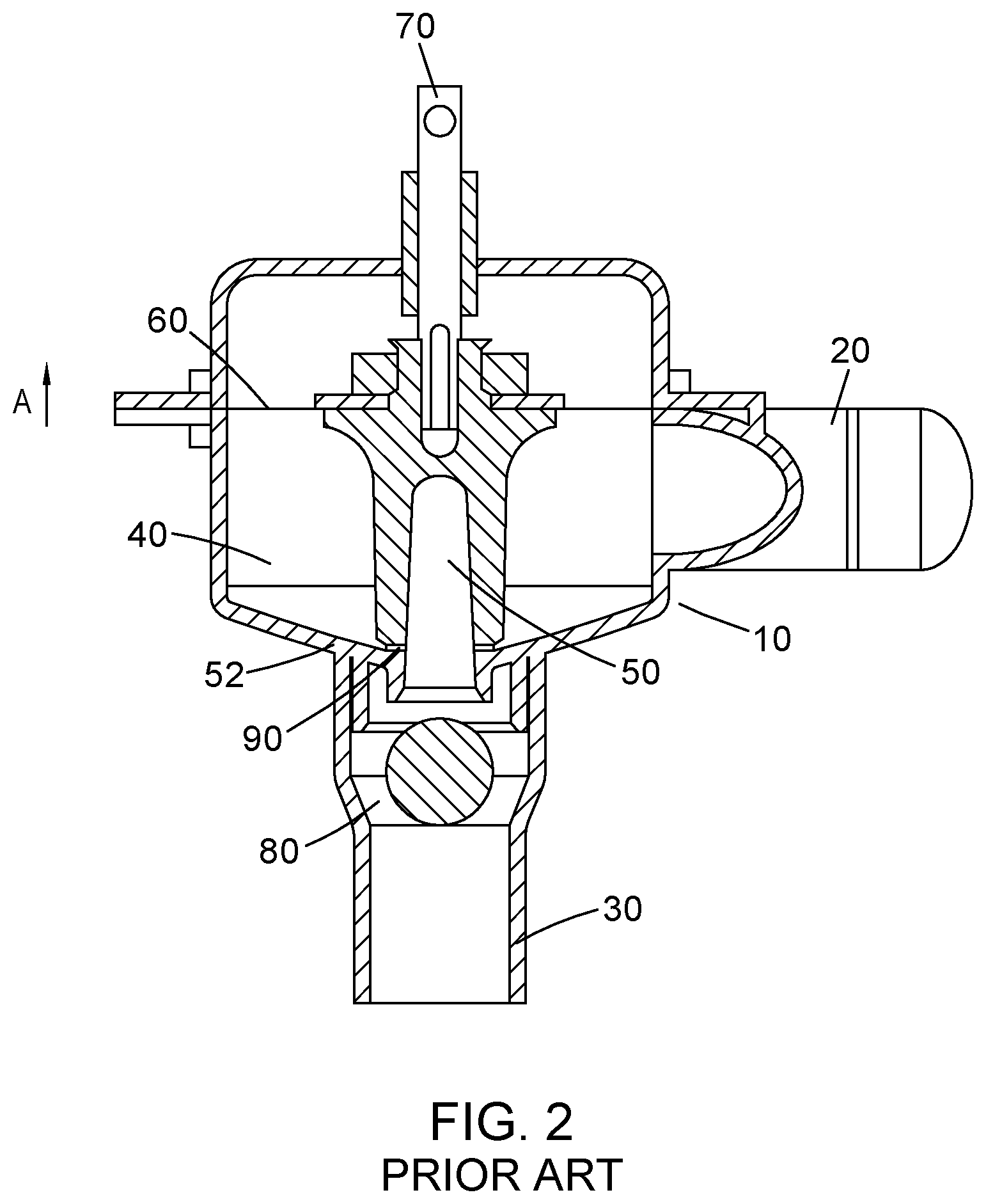 Patent US12492540 Figure 2 – Automatic drain valve