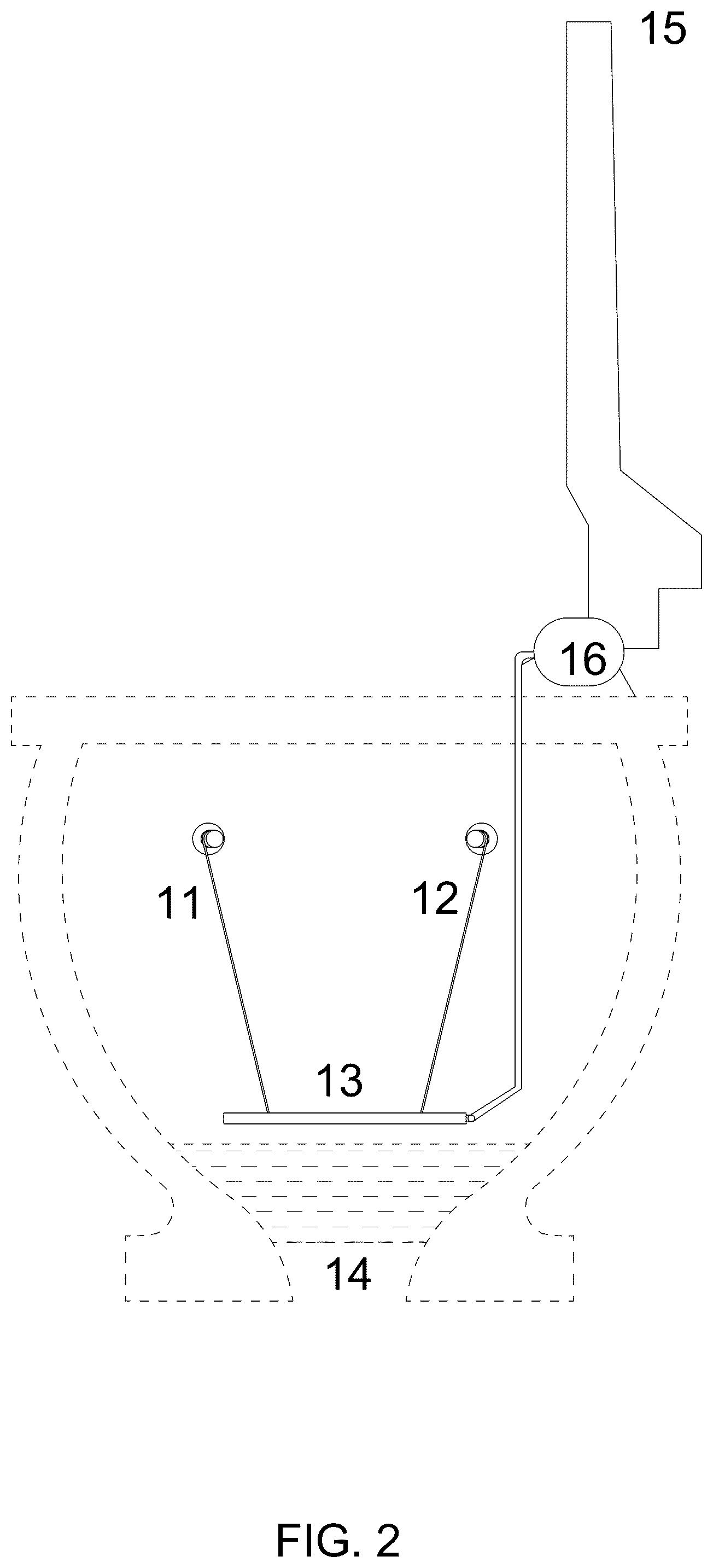 Patent US12492541 Figure 2 – Anti-splash urine guard net for toilet bowls
