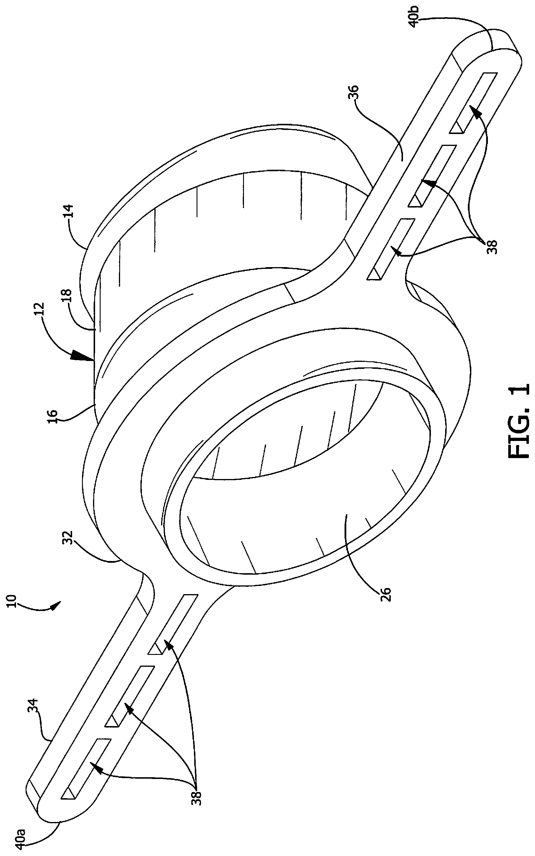 Patent US12492543 Figure 1 – Offset piping device