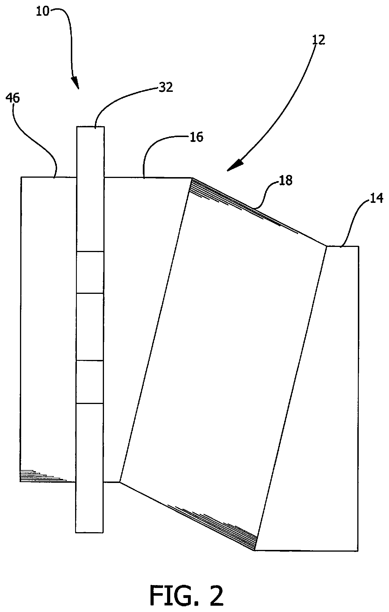 Patent US12492543 Figure 2 – Offset piping device