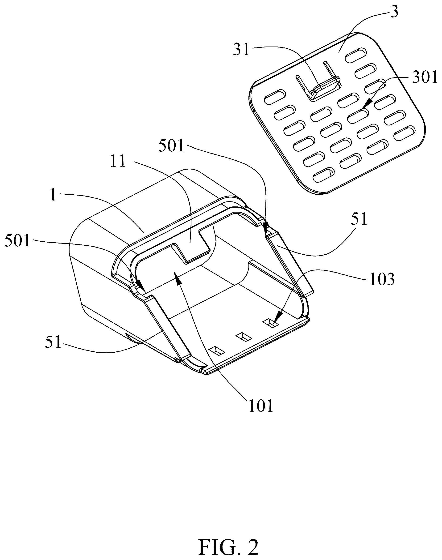 Patent US12492545 Figure 2 – Non-return device for pipeline port