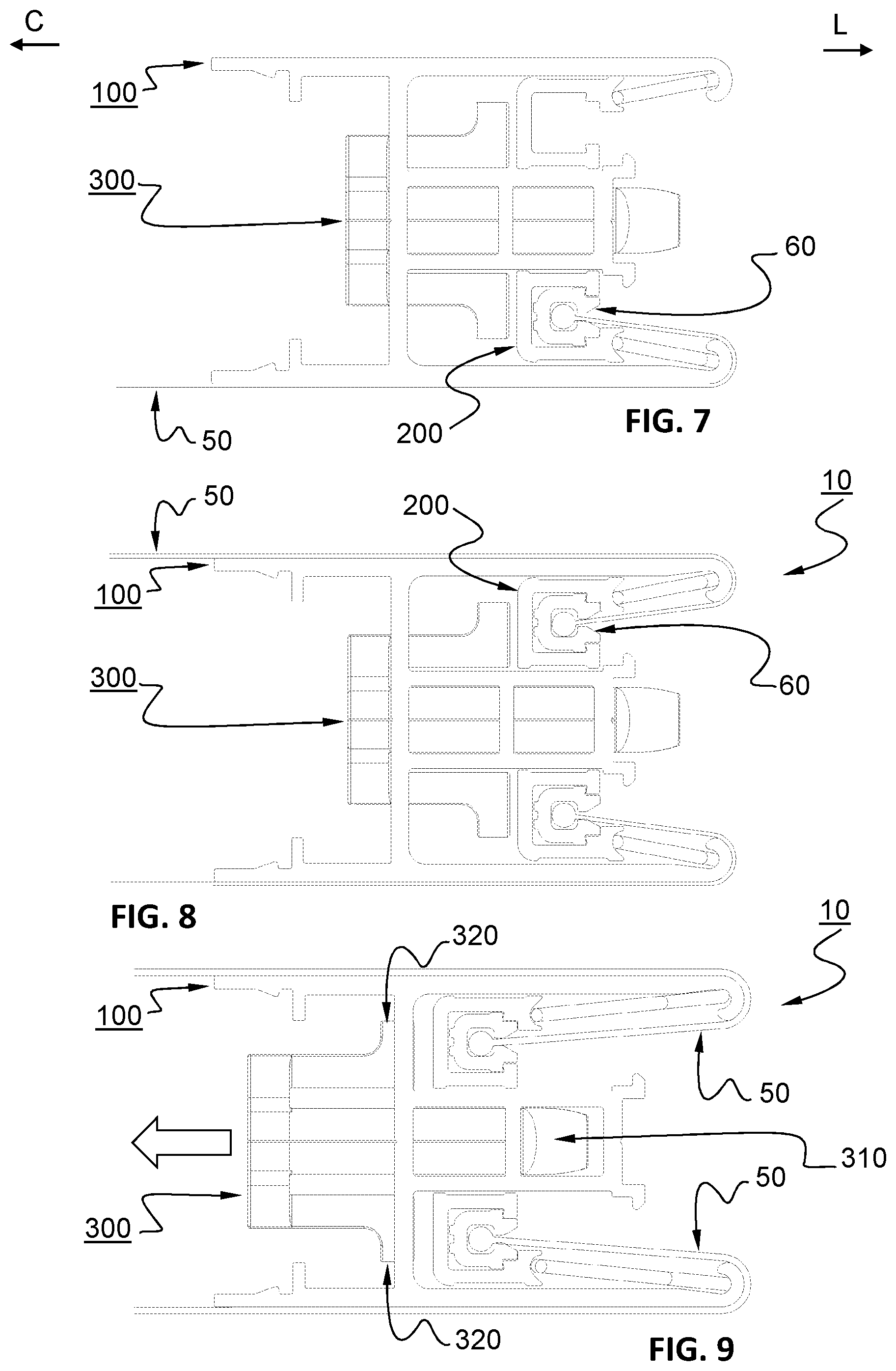 Patent US12492554 Figure 3 – Dynamic canvas tensioning system