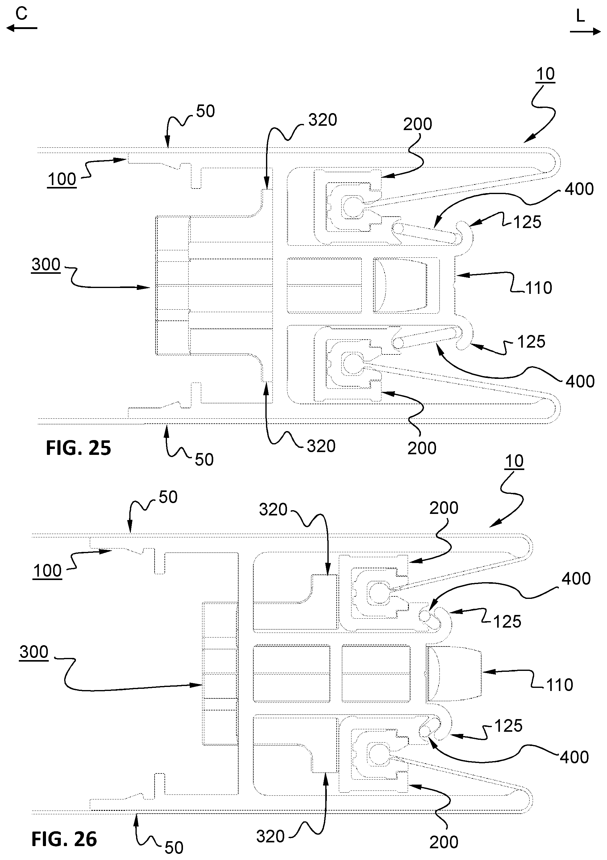 Patent US12492554 Figure 10 – Dynamic canvas tensioning system