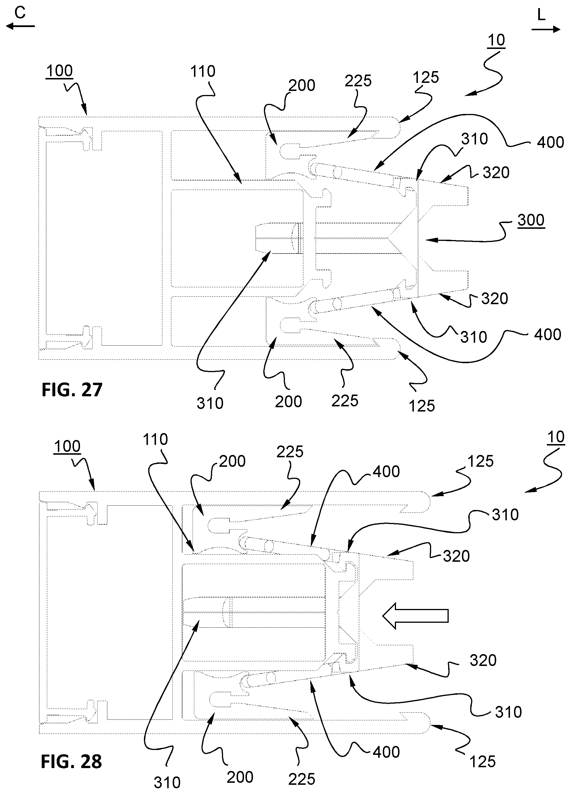 Patent US12492554 Figure 11 – Dynamic canvas tensioning system